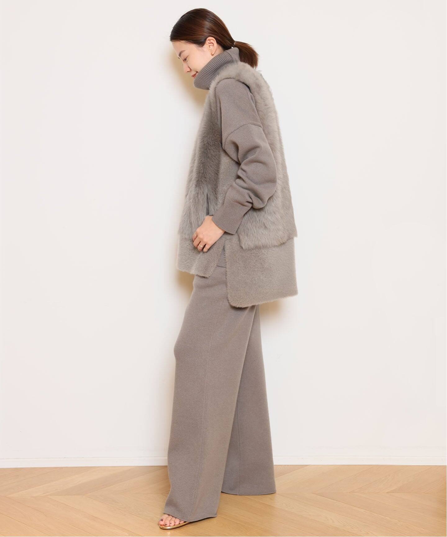 KARL DONOGHUE/カールドノヒュー】TOSCANA SHEARLING ジレ（ベスト 