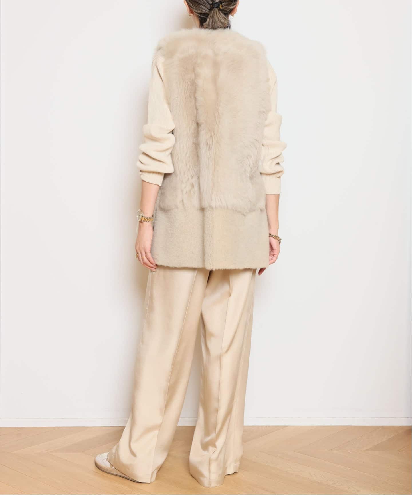 KARL DONOGHUE/カールドノヒュー】TOSCANA SHEARLING ジレ（ベスト