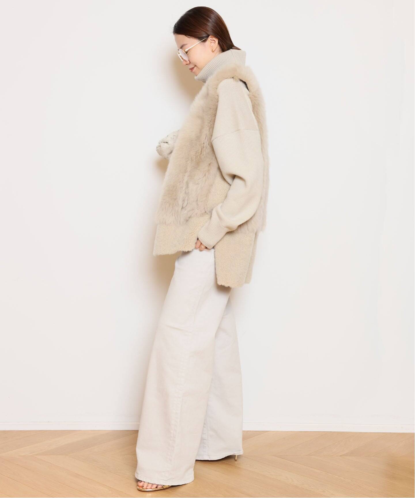 KARL DONOGHUE/カールドノヒュー】TOSCANA SHEARLING ジレ（ベスト
