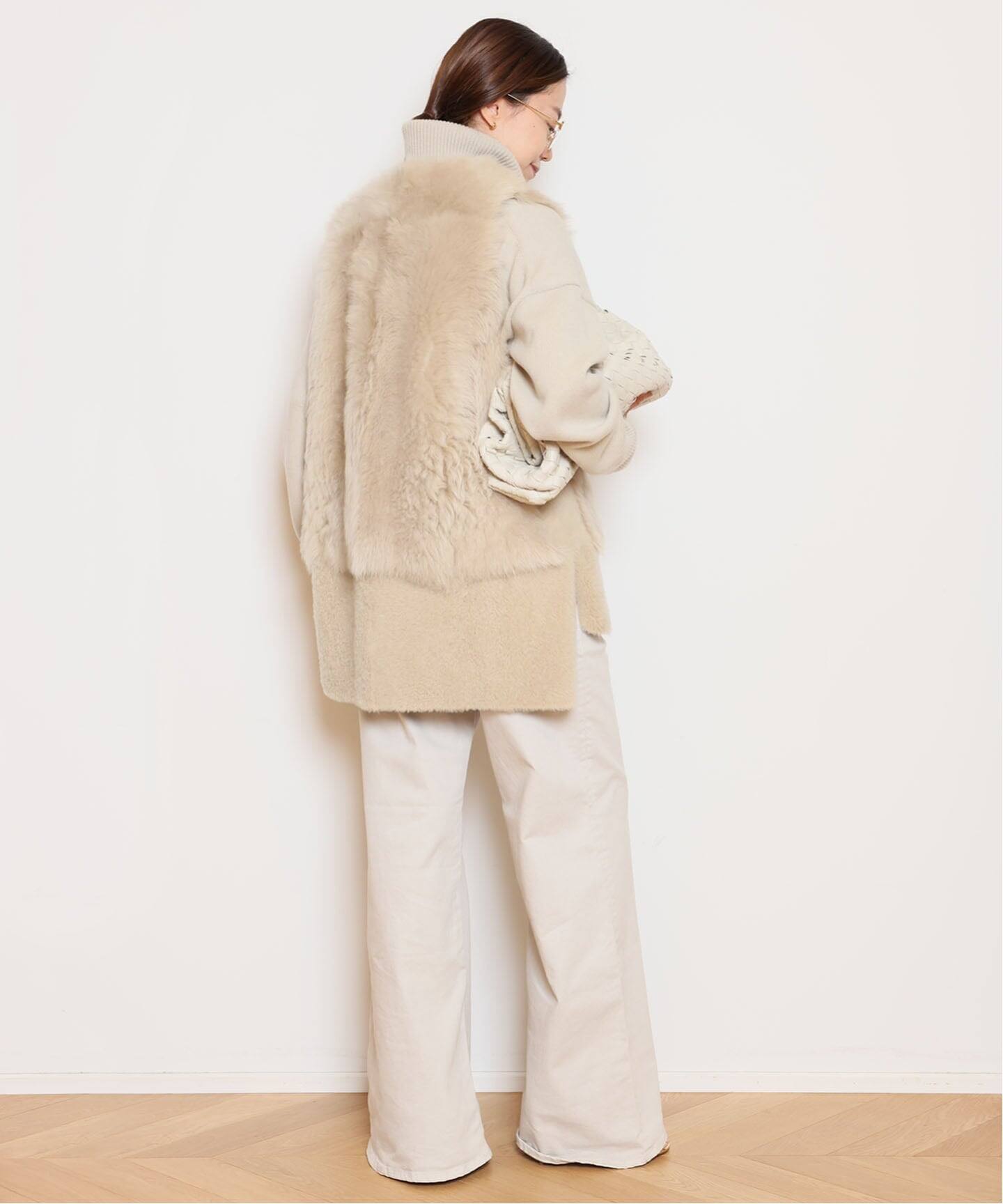 KARL DONOGHUE/カールドノヒュー】TOSCANA SHEARLING ジレ（ベスト 