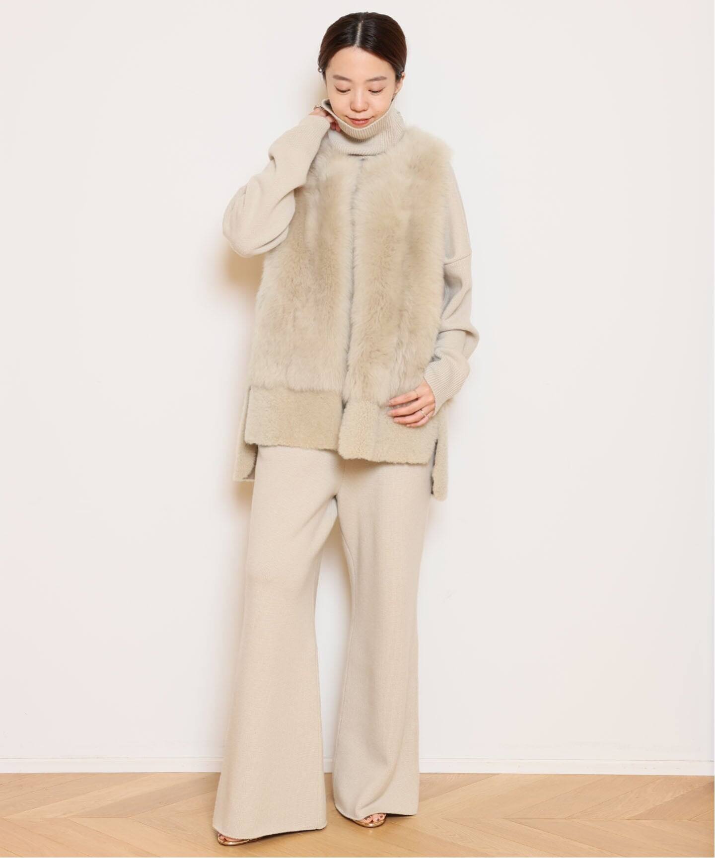 KARL DONOGHUE/カールドノヒュー】TOSCANA SHEARLING ジレ（ベスト 