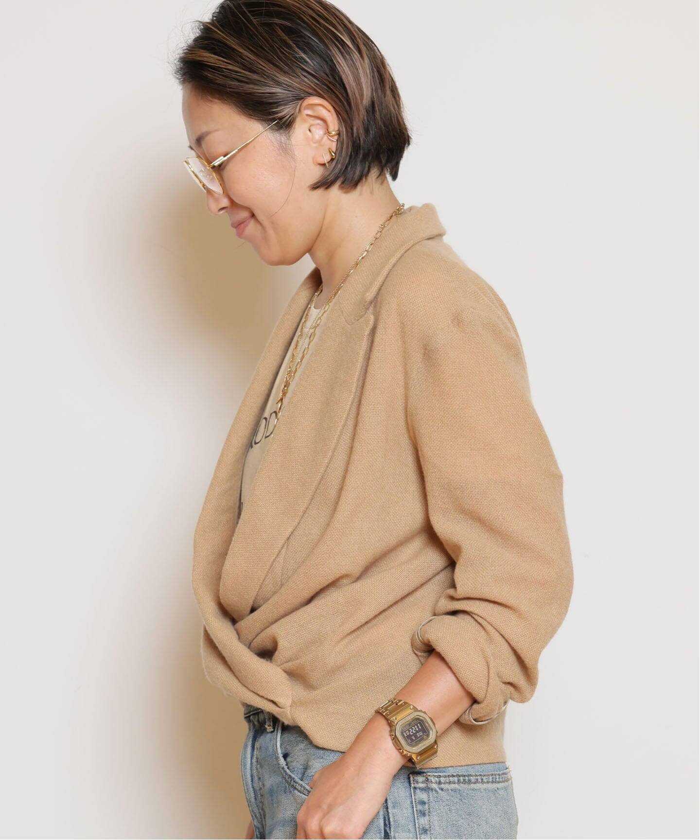 R13/アールサーティーン】TWISTED LAPEL TOP（その他ジャケット