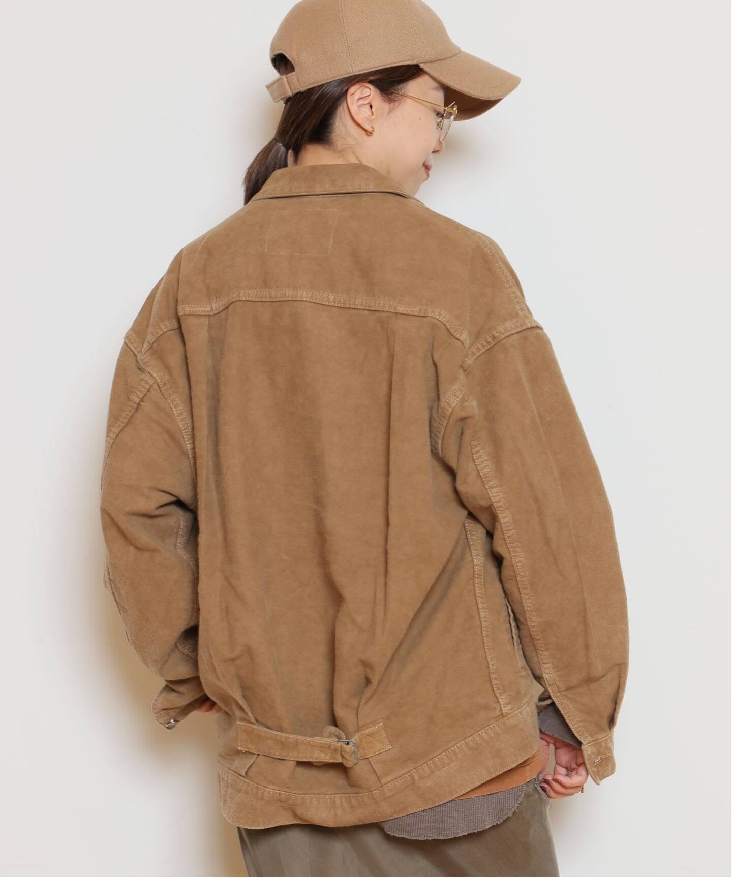 新品☆【REMI RELIEF】MOLESKIN WIDE ジャケット★ベージュ REMI RELIEF/レミレリーフ】MOLESKIN WIDE ジャケット（その他