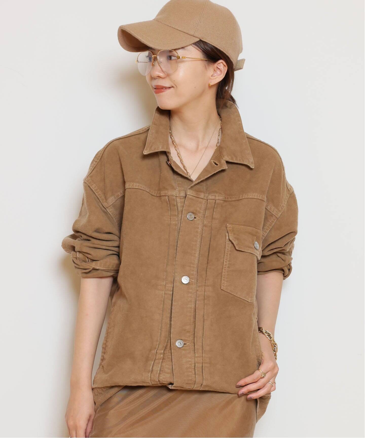 新品☆【REMI RELIEF】MOLESKIN WIDE ジャケット★ベージュ REMI RELIEF/レミレリーフ】MOLESKIN WIDE ジャケット（その他