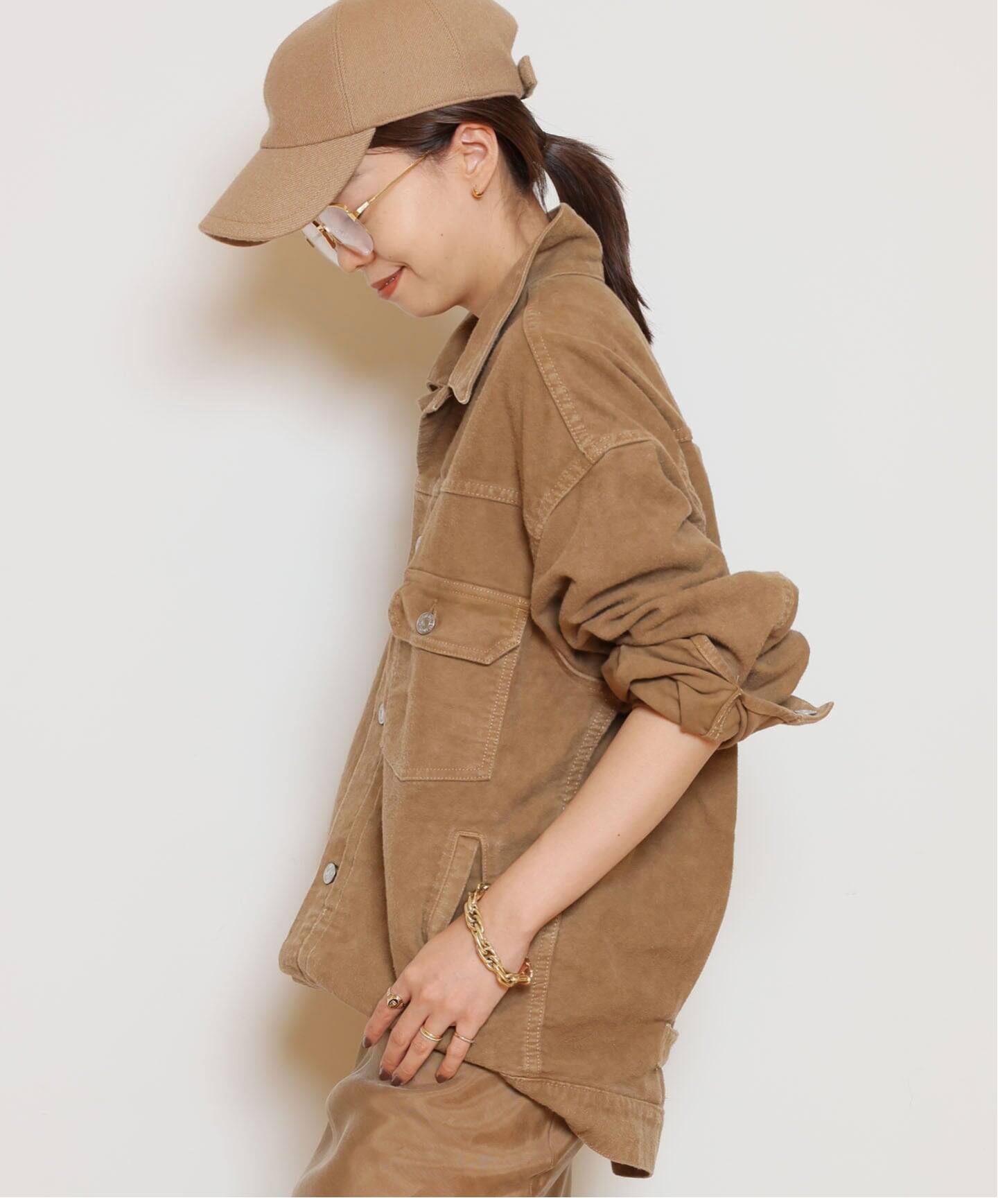 新品☆【REMI RELIEF】MOLESKIN WIDE ジャケット★ベージュ REMI RELIEF/レミレリーフ】MOLESKIN WIDE ジャケット（その他