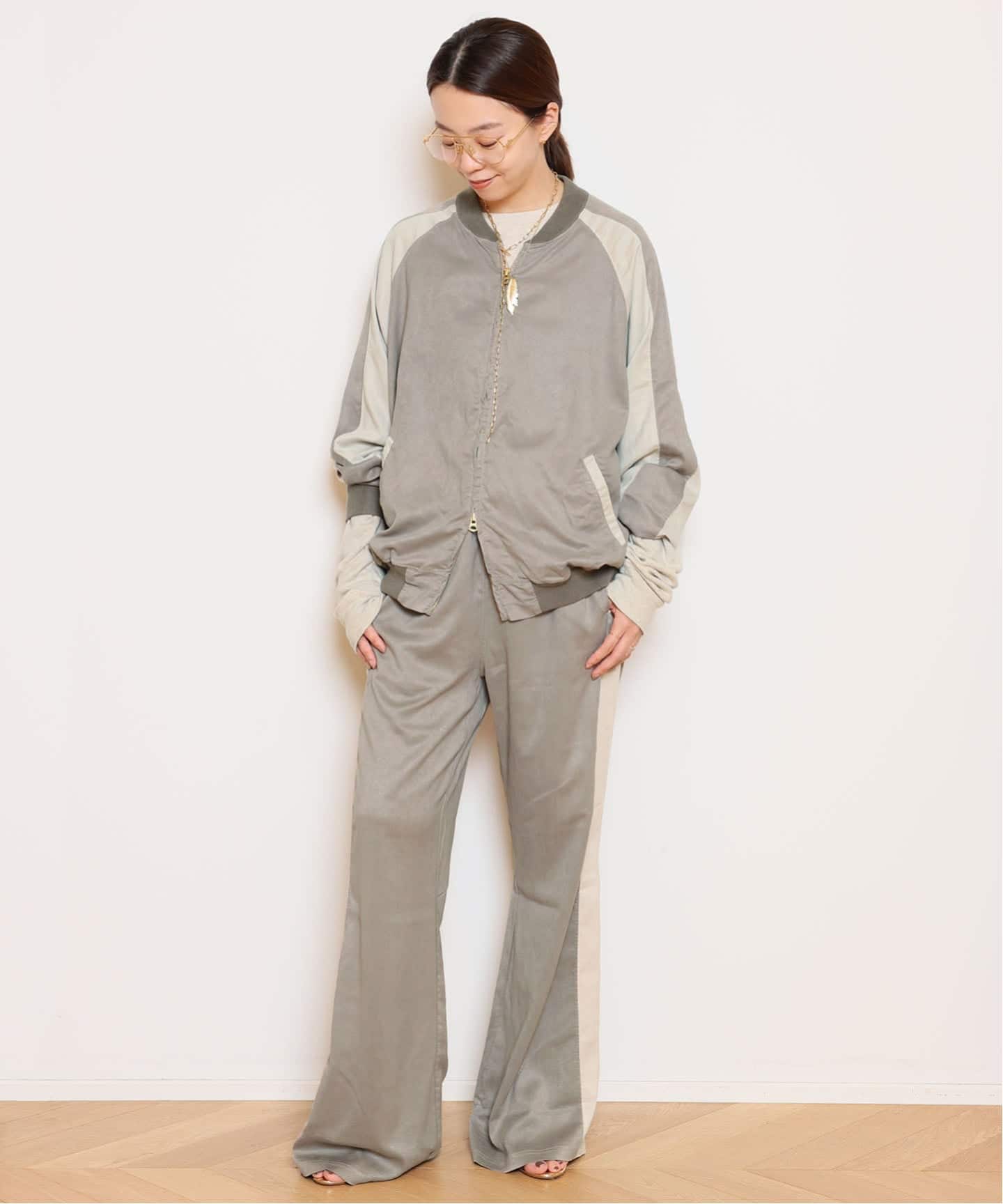 ジャケット・アウター REMI RELIEF SUEDE LIKE RAGLAN ZIP JACKET REMI RELIEF/レミ レリーフ】 SUEDE LIKE RAGLAN ZIP JACKET