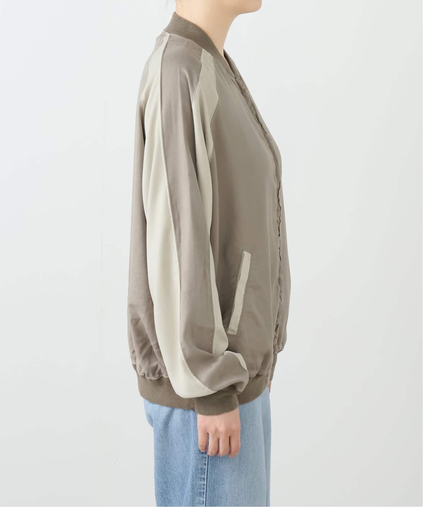 レミ レリーフ SUEDE LIKE RAGLAN ZIP JACKET REMI RELIEF/レミレリーフ】SUEDE LIKE ZIP ジャケット（その他