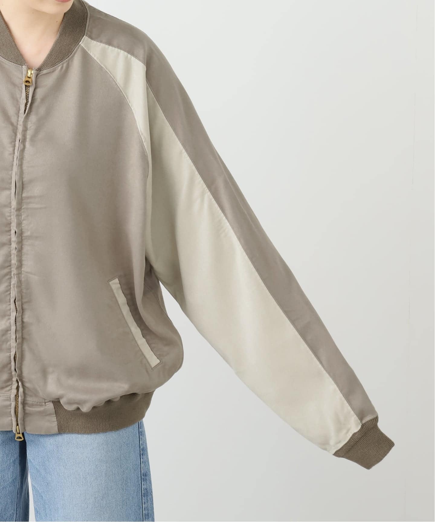 REMI RELIEF/レミレリーフ】SUEDE LIKE ZIP ジャケット（その他