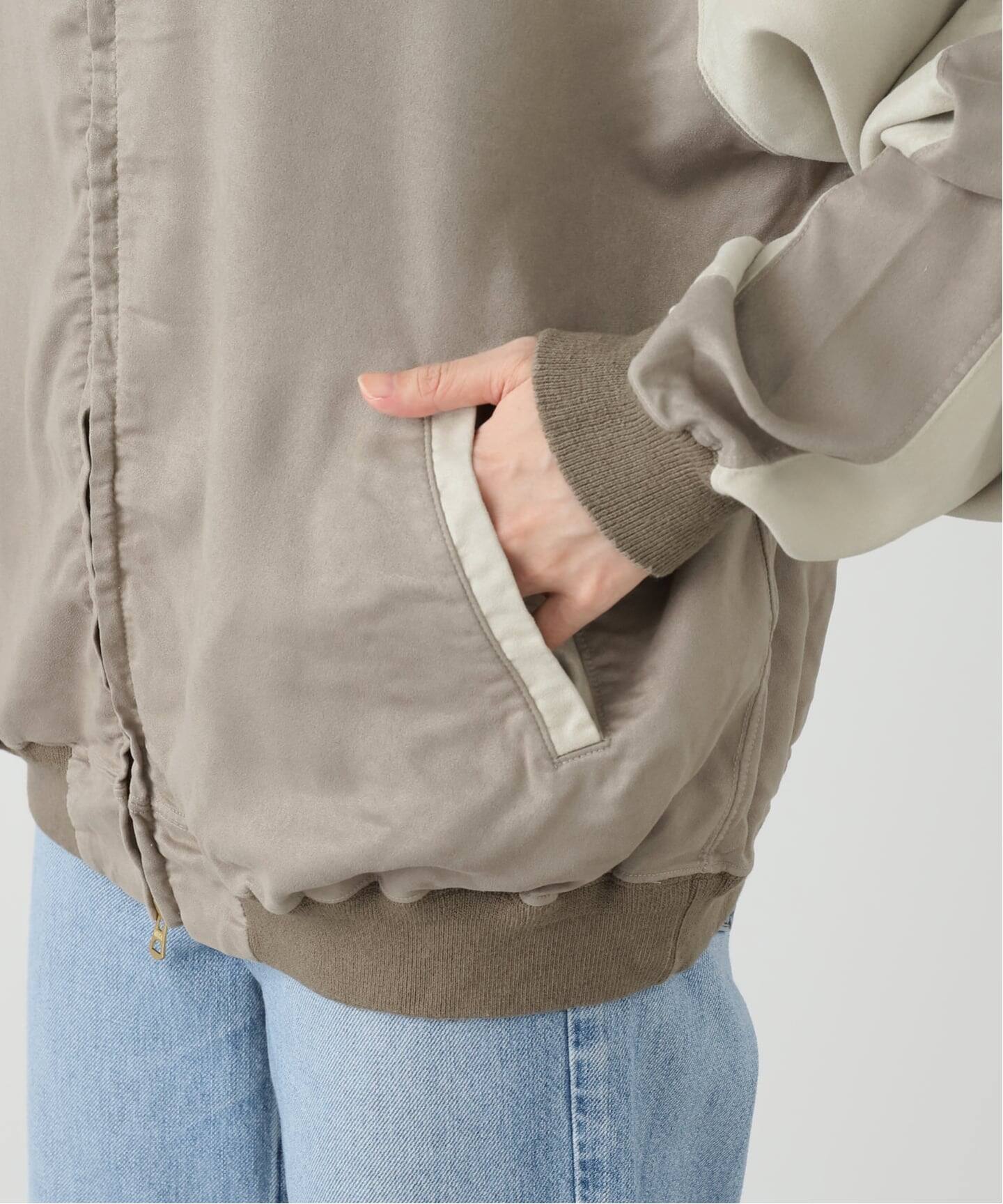 REMI RELIEF/レミレリーフ】SUEDE LIKE ZIP ジャケット（その他