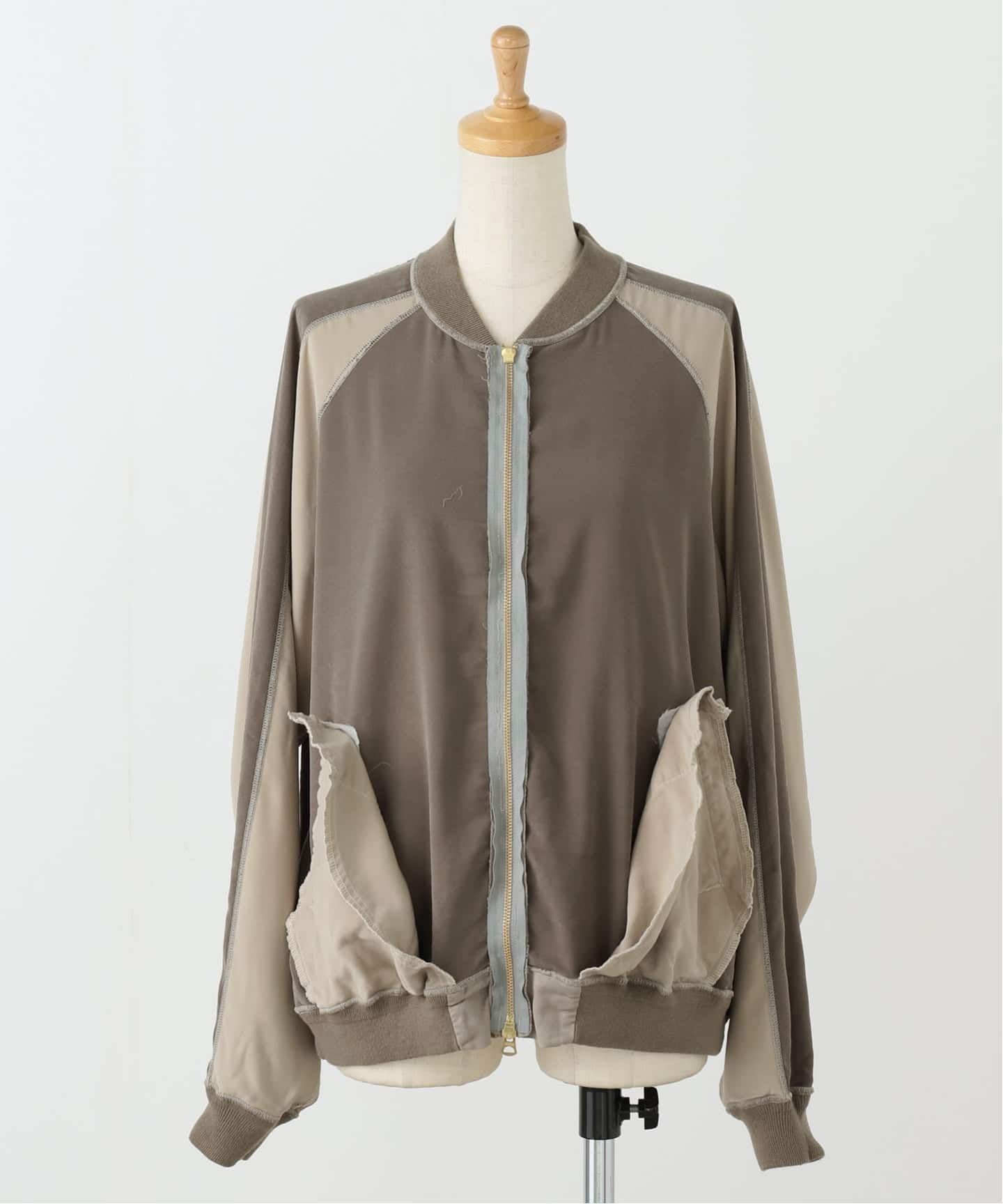 REMI RELIEF/レミレリーフ】SUEDE LIKE ZIP ジャケット（その他