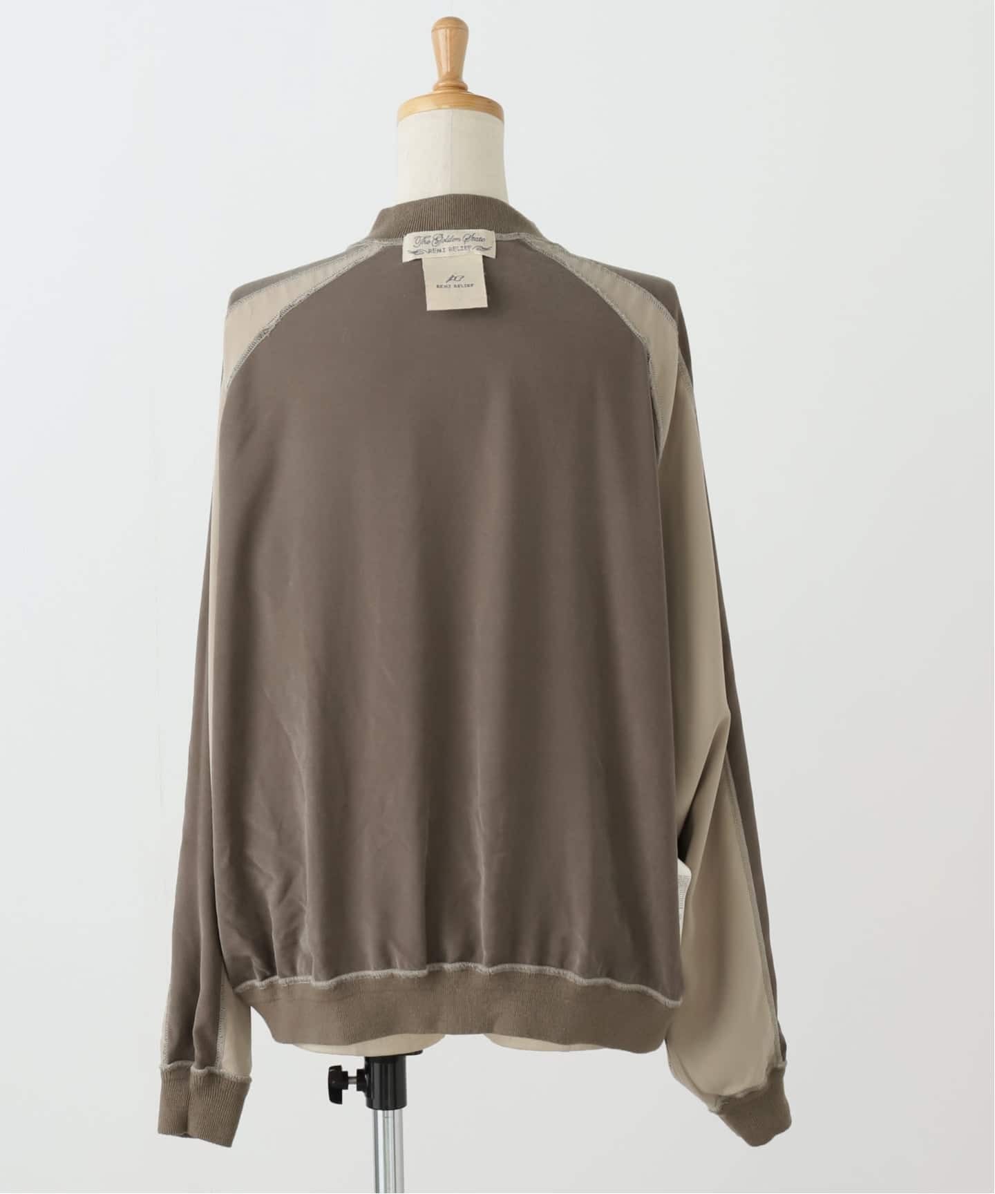 ジャケット・アウター REMI RELIEF SUEDE LIKE RAGLAN ZIP JACKET REMI RELIEF/レミ レリーフ】 SUEDE LIKE RAGLAN ZIP JACKET