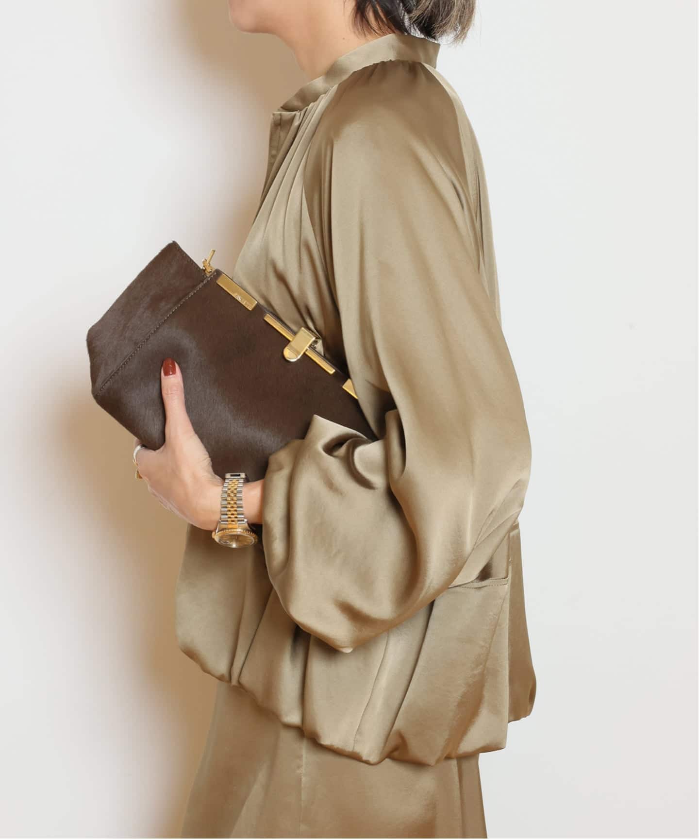 Col Pierrot/コルピエロ】サテンブルゾン（その他ブルゾン／アウター