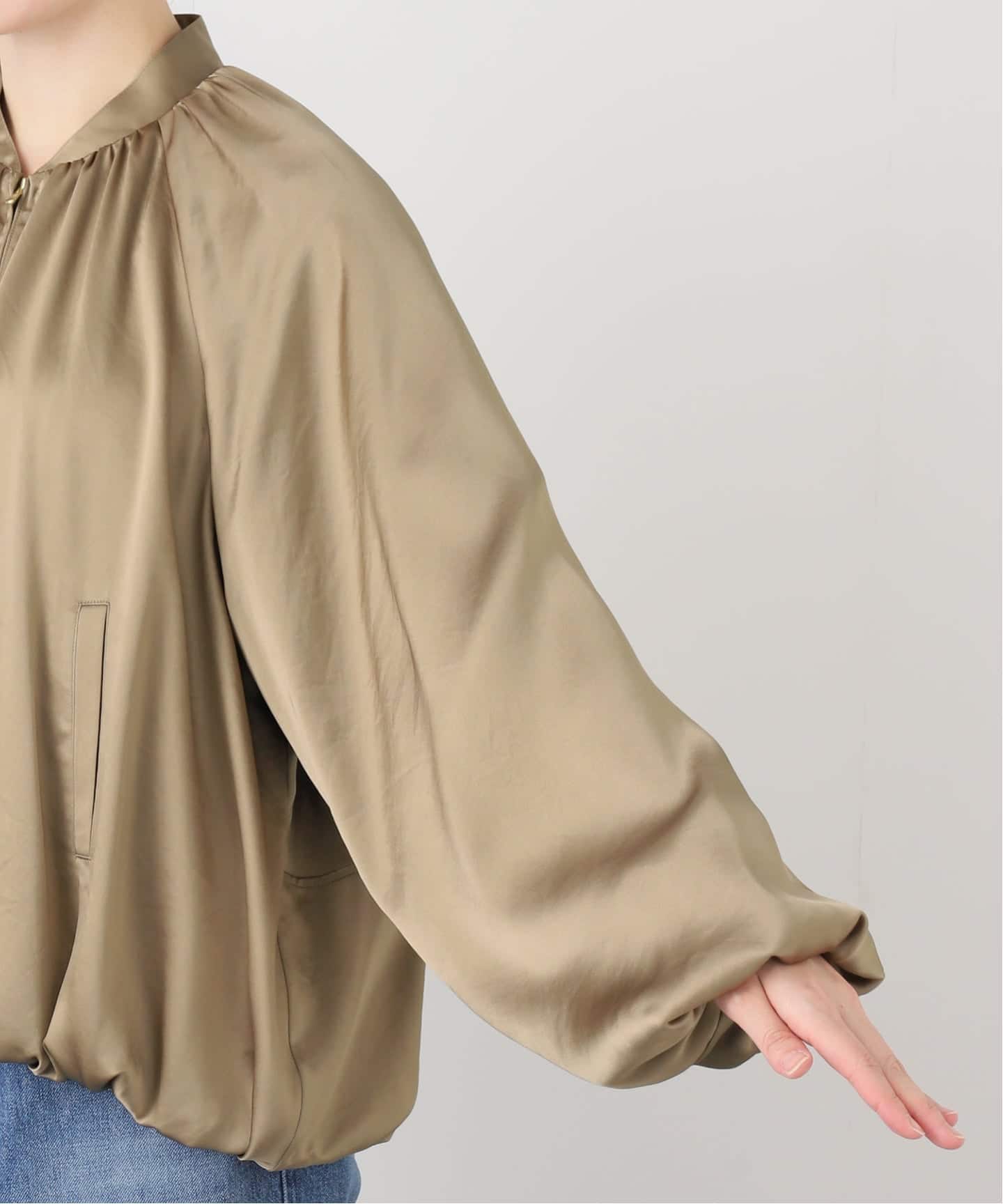 Col Pierrot/コルピエロ】サテンブルゾン（その他ブルゾン／アウター