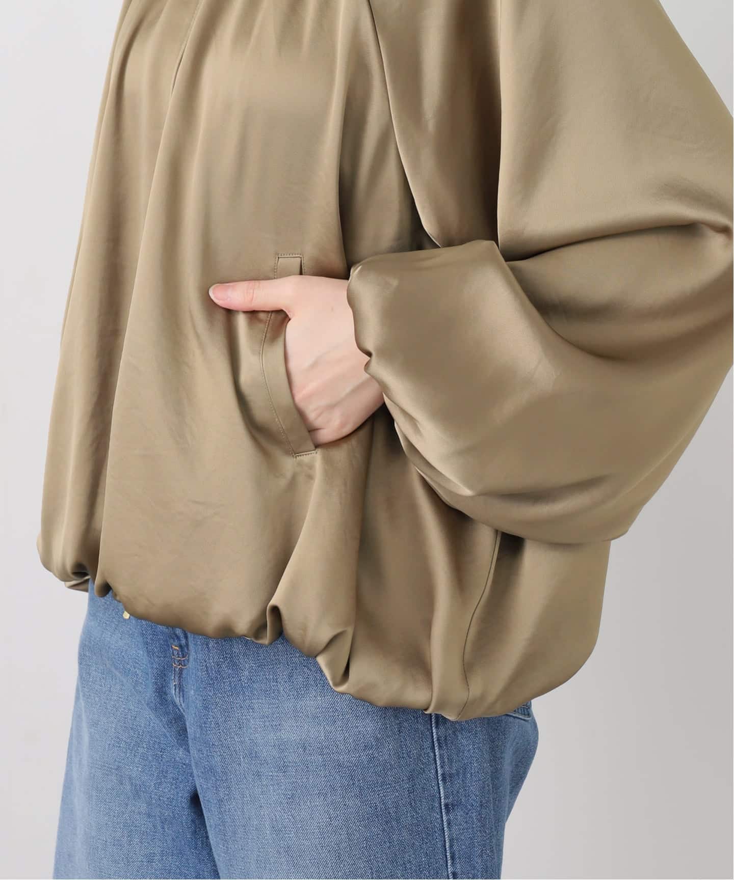 Col Pierrot/コルピエロ】サテンブルゾン（その他ブルゾン／アウター