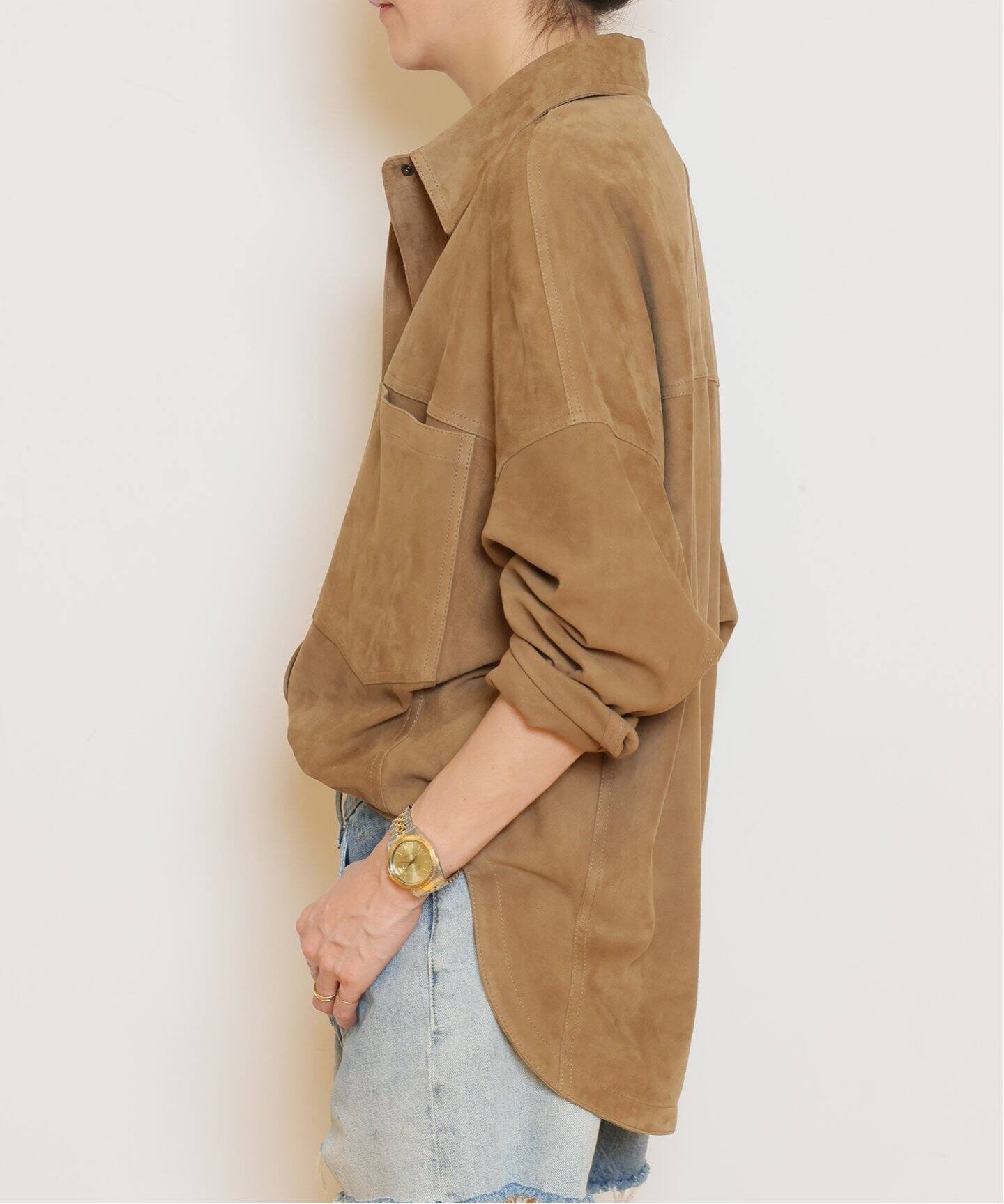 ジャケット Furling By Giani Jackets FURLING by GIANNI/ファーリングバイジャンニ】 SUEDEシャツ