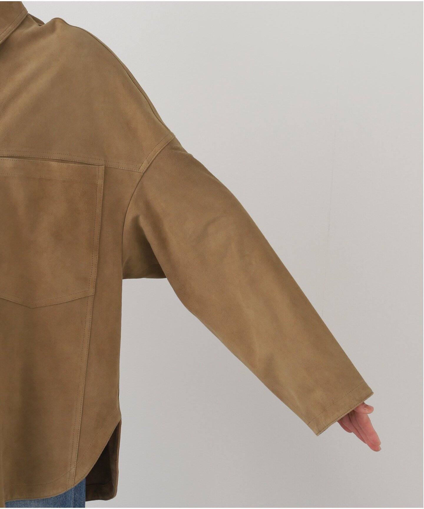FURLING by GIANNI/ファーリングバイジャンニ】 SUEDEシャツジャケット 
