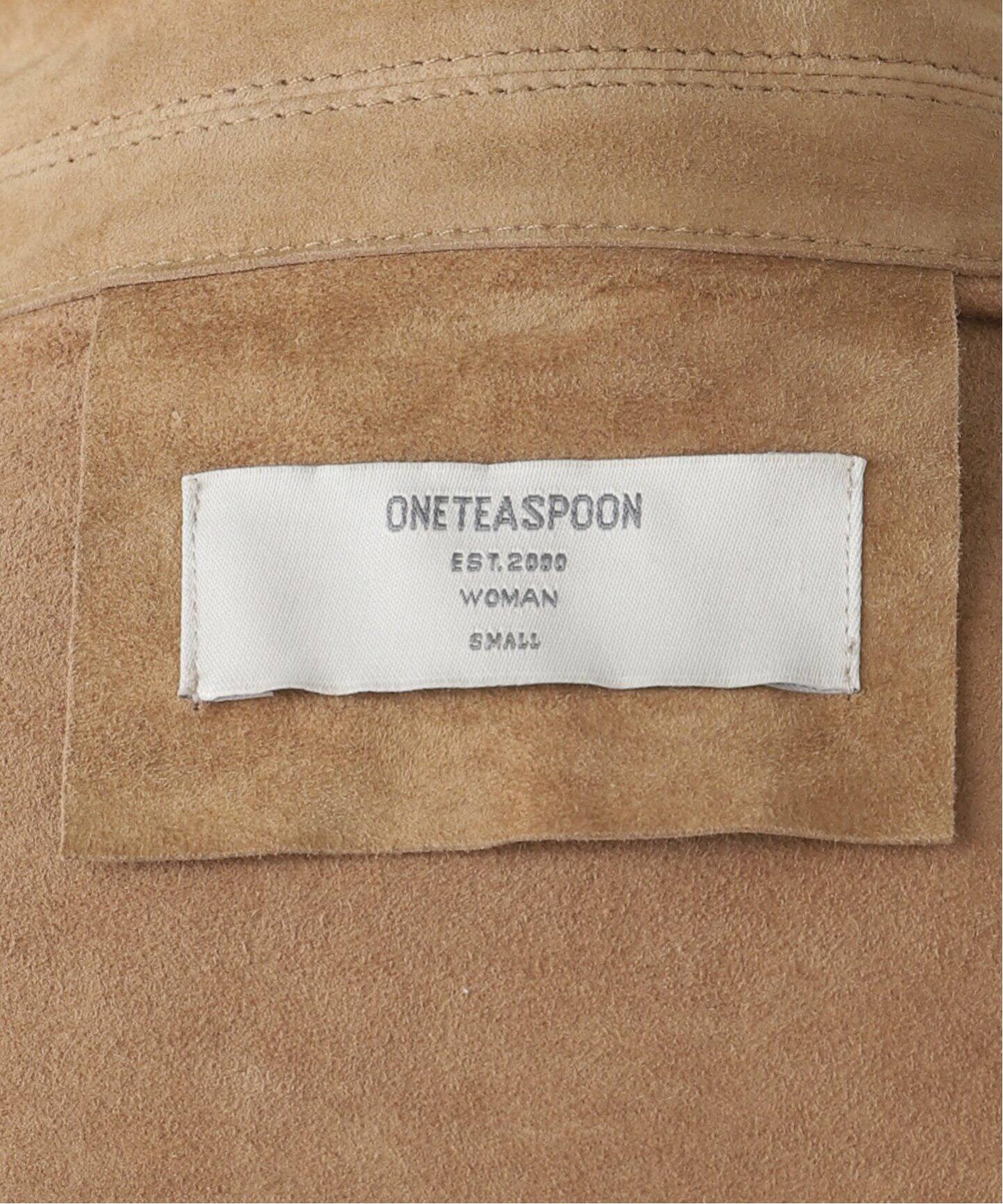 OneTeaSpoon/ワンティースプーン】 SUEDE DARIA シャツジャケット 