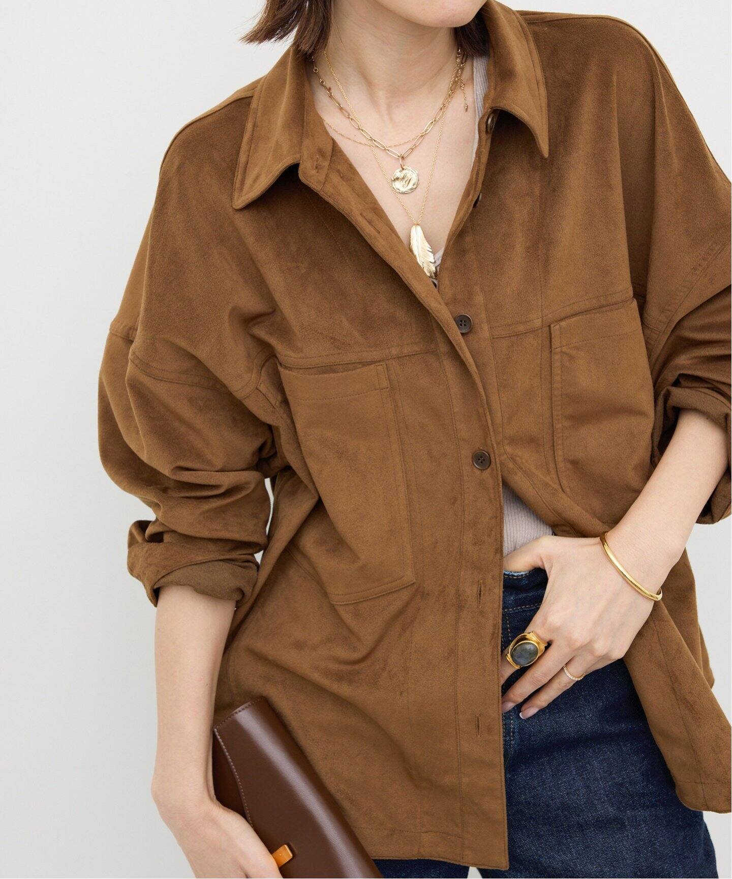 ULTRASUEDE JACKET（その他ジャケット・スーツ）｜L'Appartement