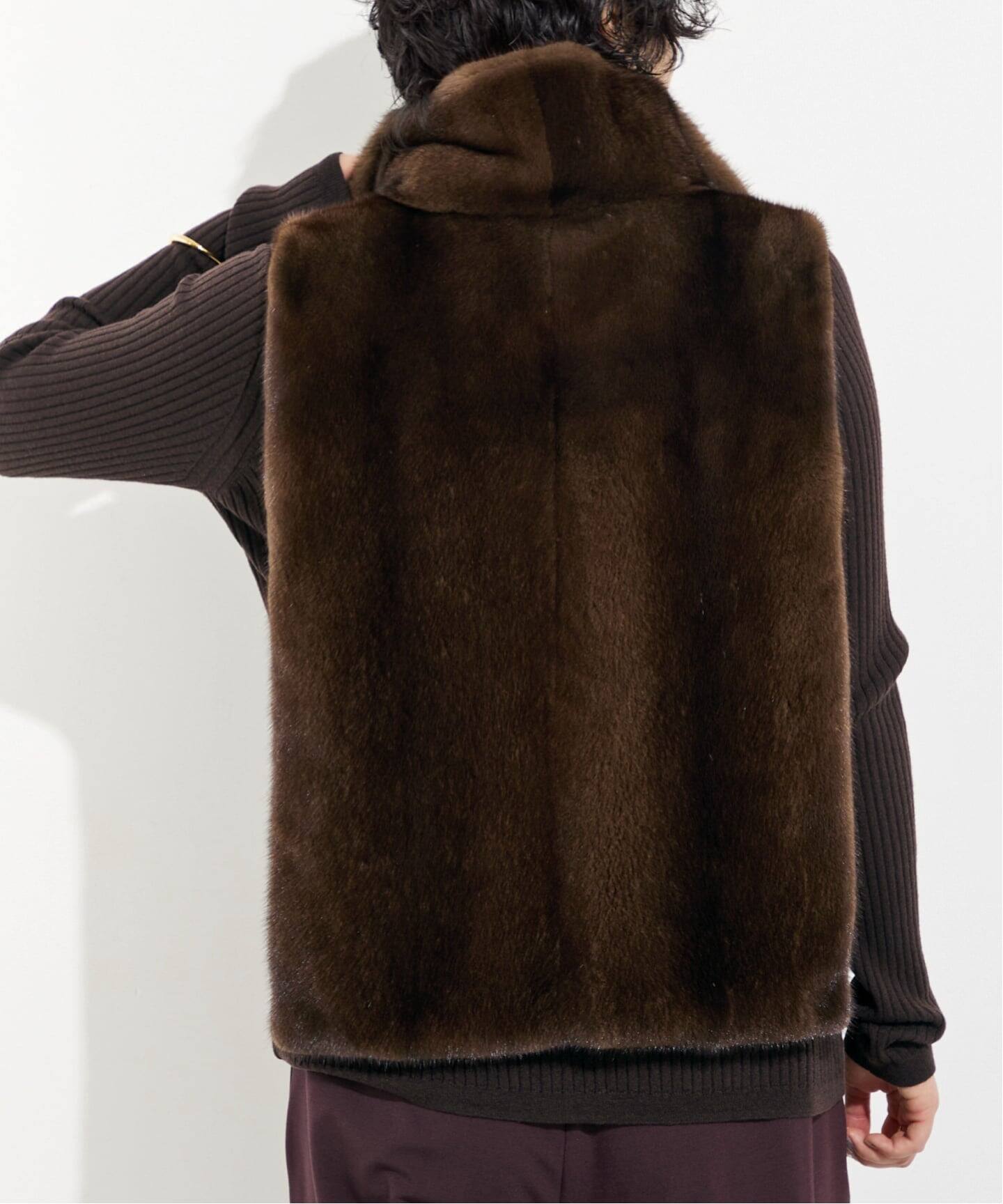 L'Appartement ルー アンドレア　FAKE MINK VEST MINK VEST（その他ジャケット・スーツ）｜L'Appartement