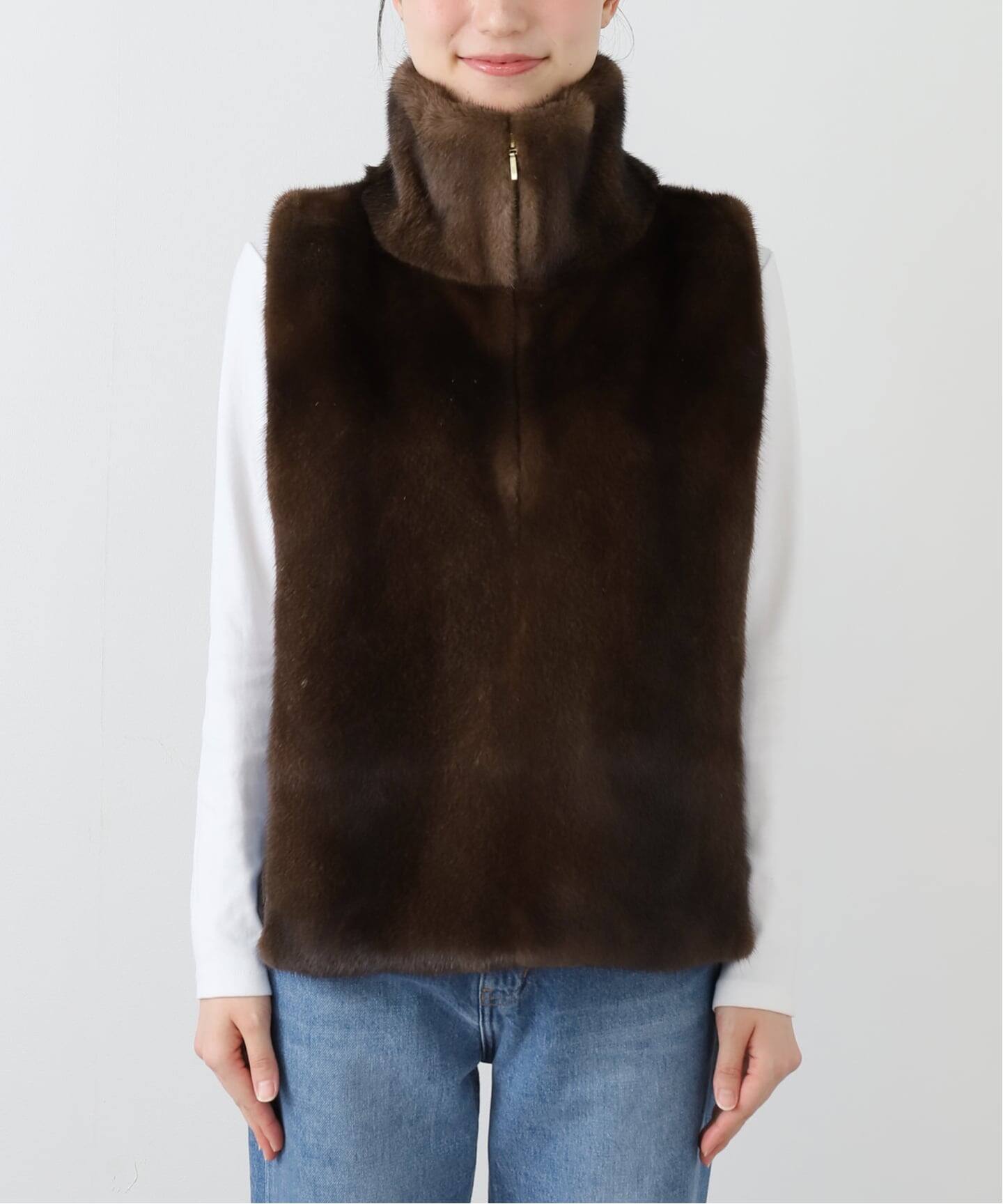 【L'Appartement/アパルトモン】アーポワン ウテセVEST L'Appartement / アパルトモン | Mouton Knit VEST ムートン ニット