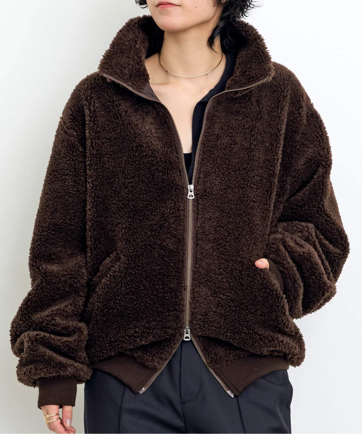 STAMMBAUM/シュタンバウム】 BOA BLOUSON（ボア・フリース）｜L