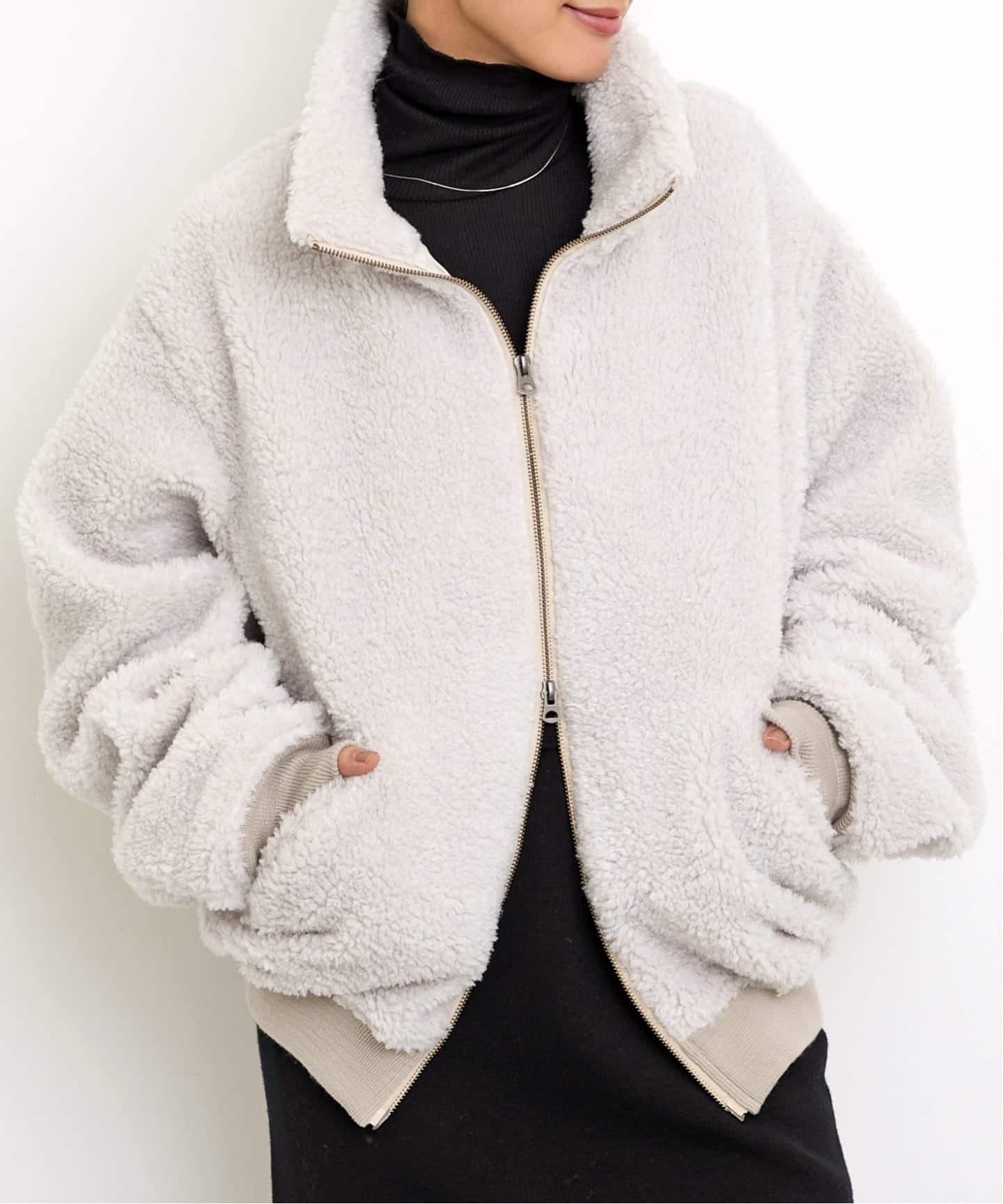 STAMMBAUM/シュタンバウム】 BOA BLOUSON（ボア・フリース）｜L