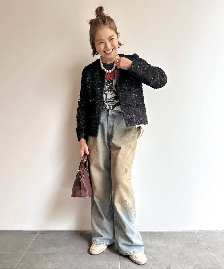 Fancy yarn Tweed Jacket（その他ジャケット・スーツ）｜L