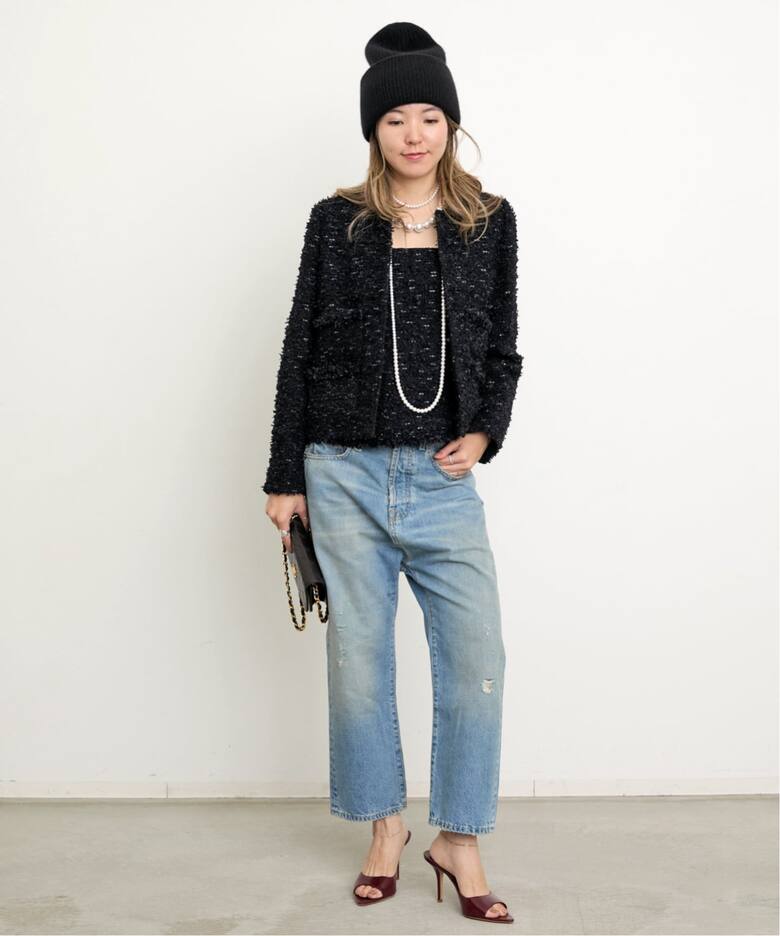 Fancy yarn Tweed Jacket（その他ジャケット・スーツ）｜L