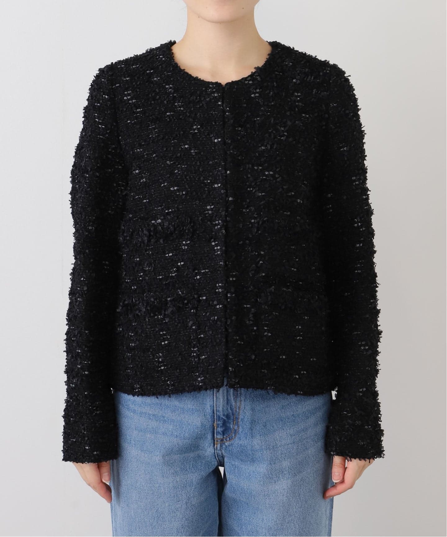 Fancy yarn Tweed Jacket（その他ジャケット・スーツ）｜L
