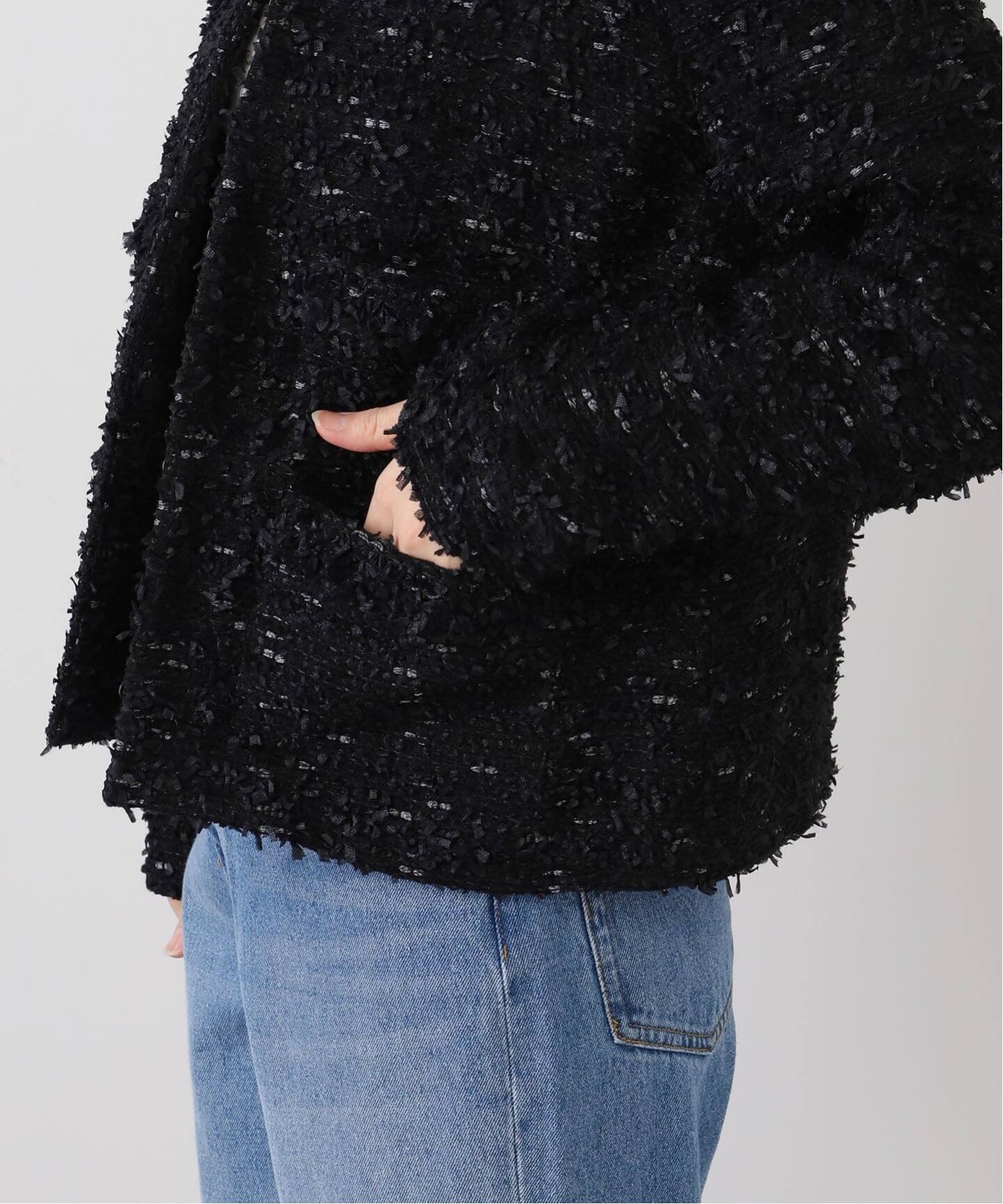 アパルトモン Original Yarn Tweed Jacket Fancy yarn Tweed Jacket（その他ジャケット・スーツ）｜L