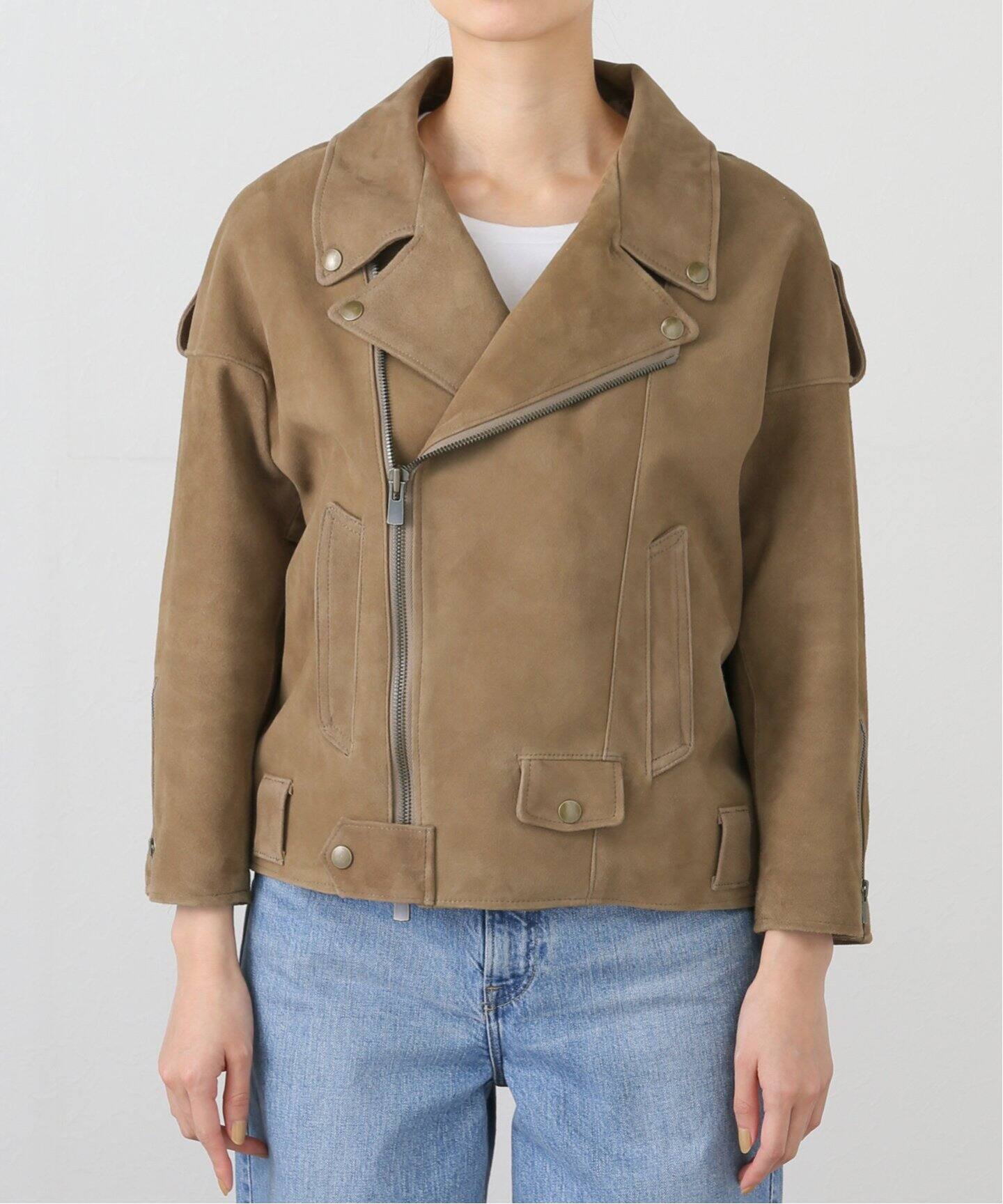 Goat Suede Leather Riders（レザージャケット）｜L 