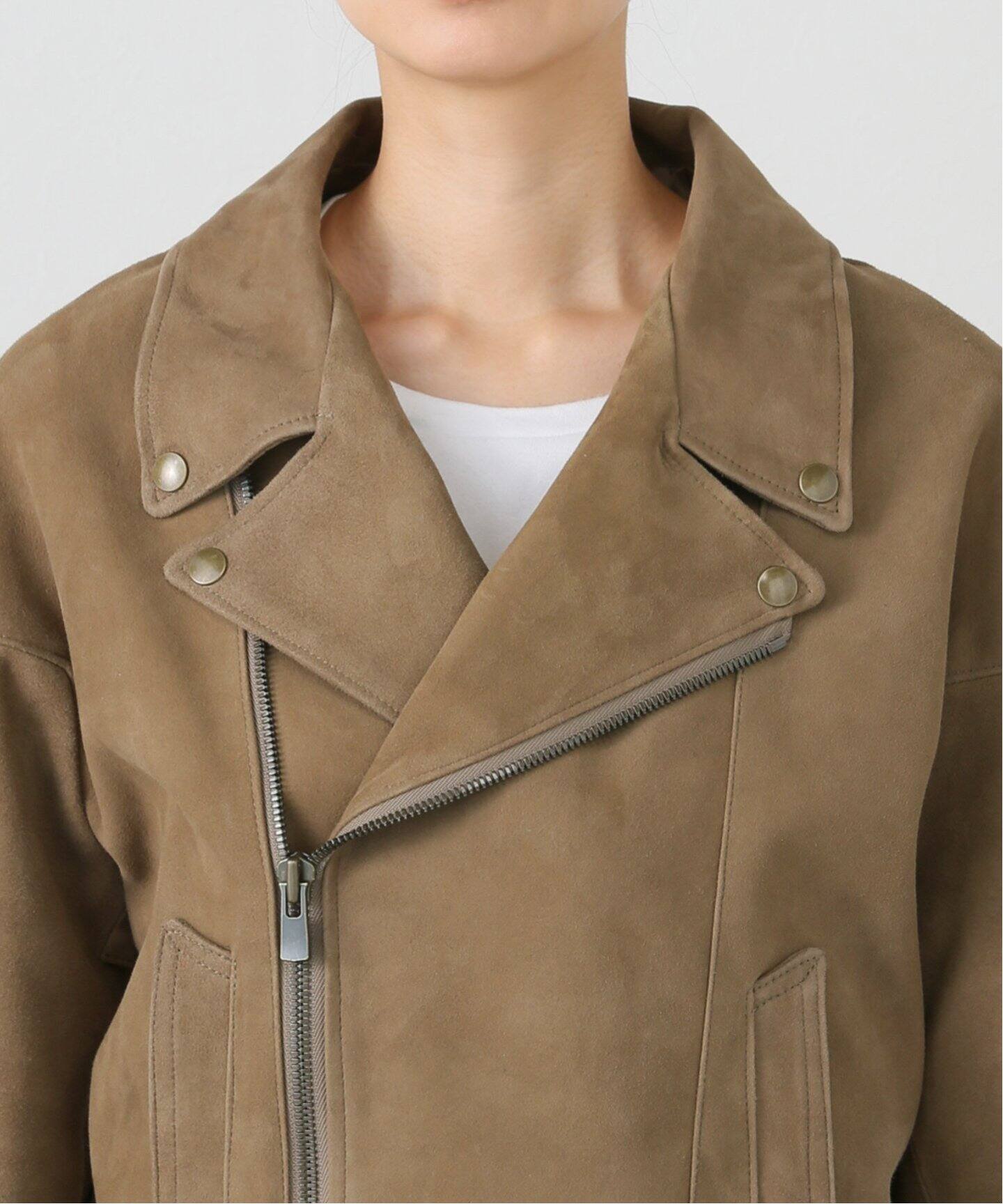 Goat Suede Leather Riders（レザージャケット）｜L 