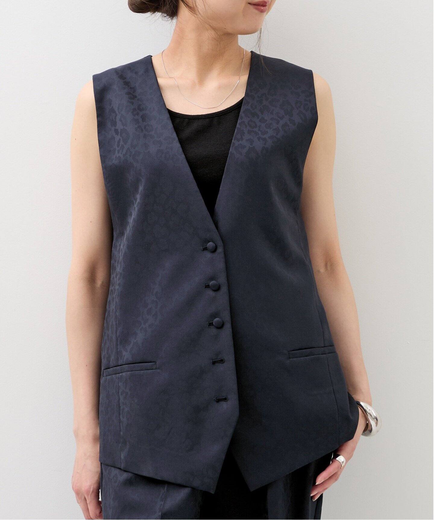 Leopard Vest（ジレ）｜L