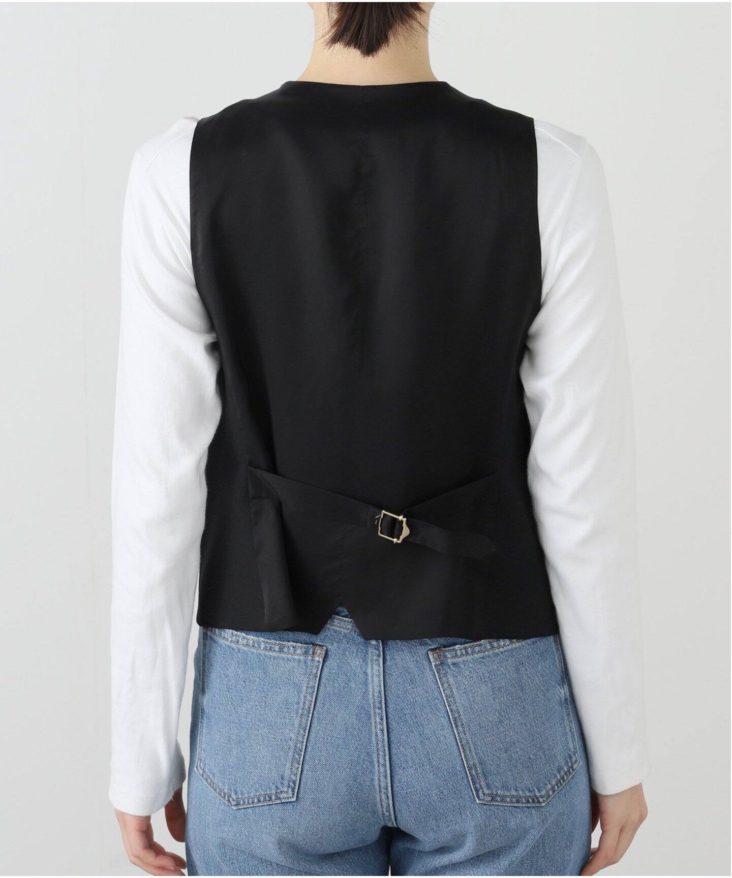 High twist yarn Vest（ジレ）｜L