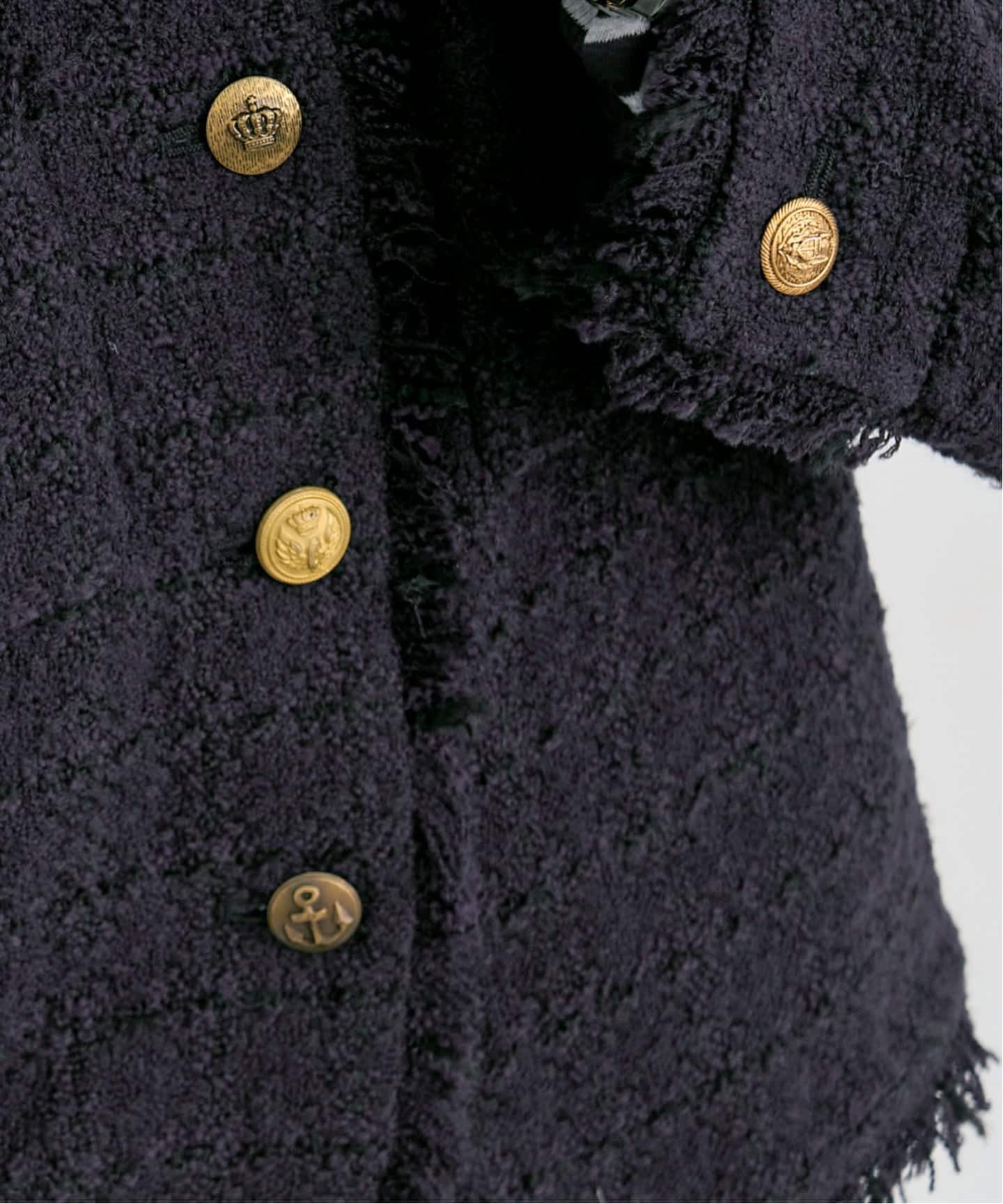 LINTON TWEED SHORT JACKET（その他ジャケット・スーツ）｜L