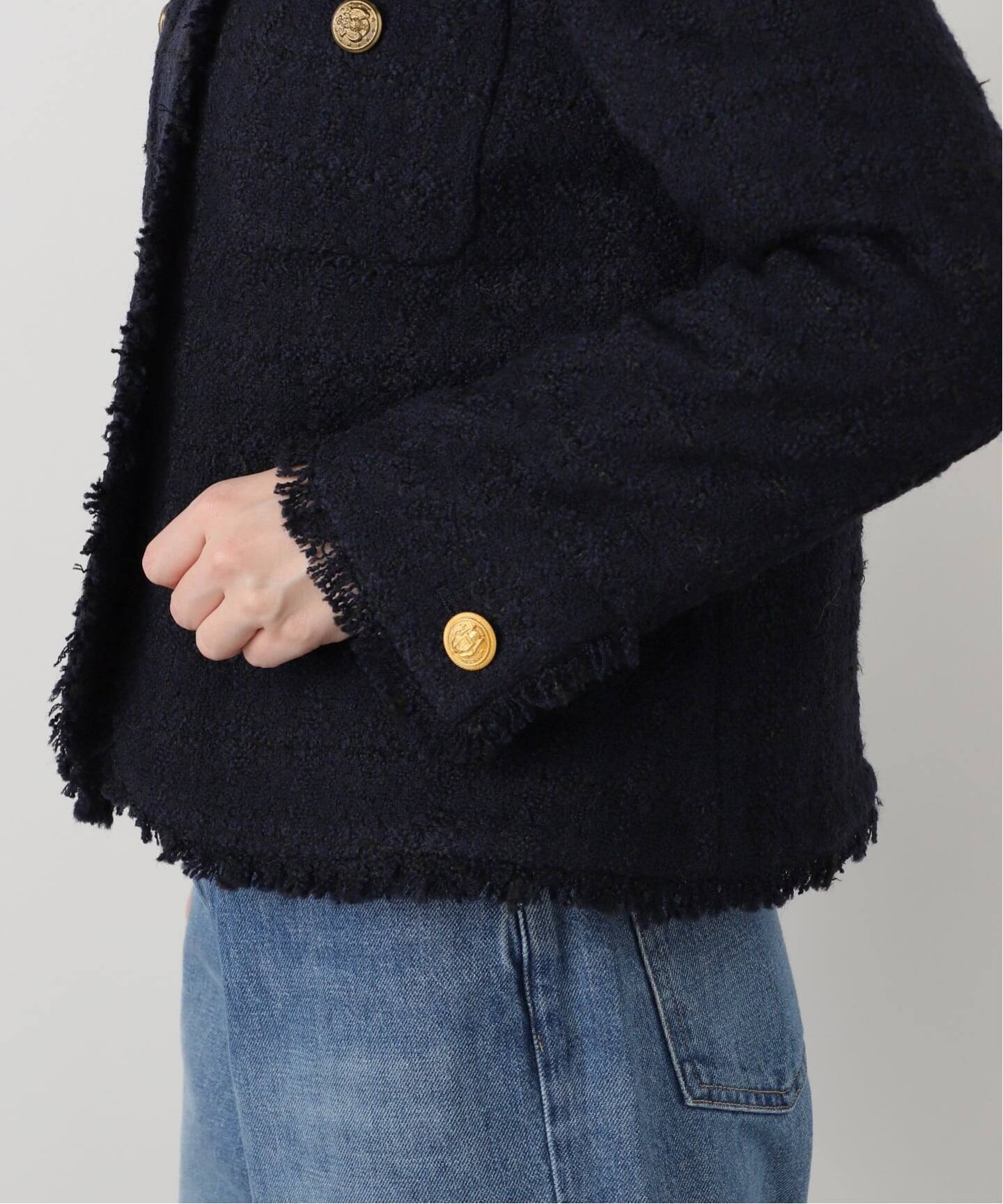 LINTON TWEED SHORT JACKET（その他ジャケット・スーツ）｜L