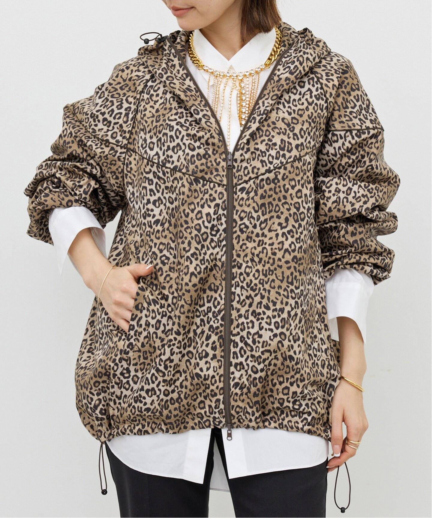 Leopard Print Reversible Blouson（その他ジャケット・スーツ）｜L 