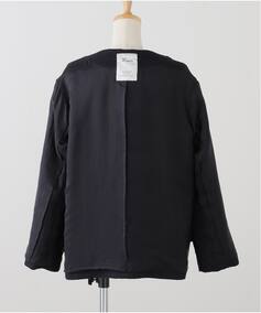 GIOLICA TWEED JACKET（ノーカラージャケット）｜L