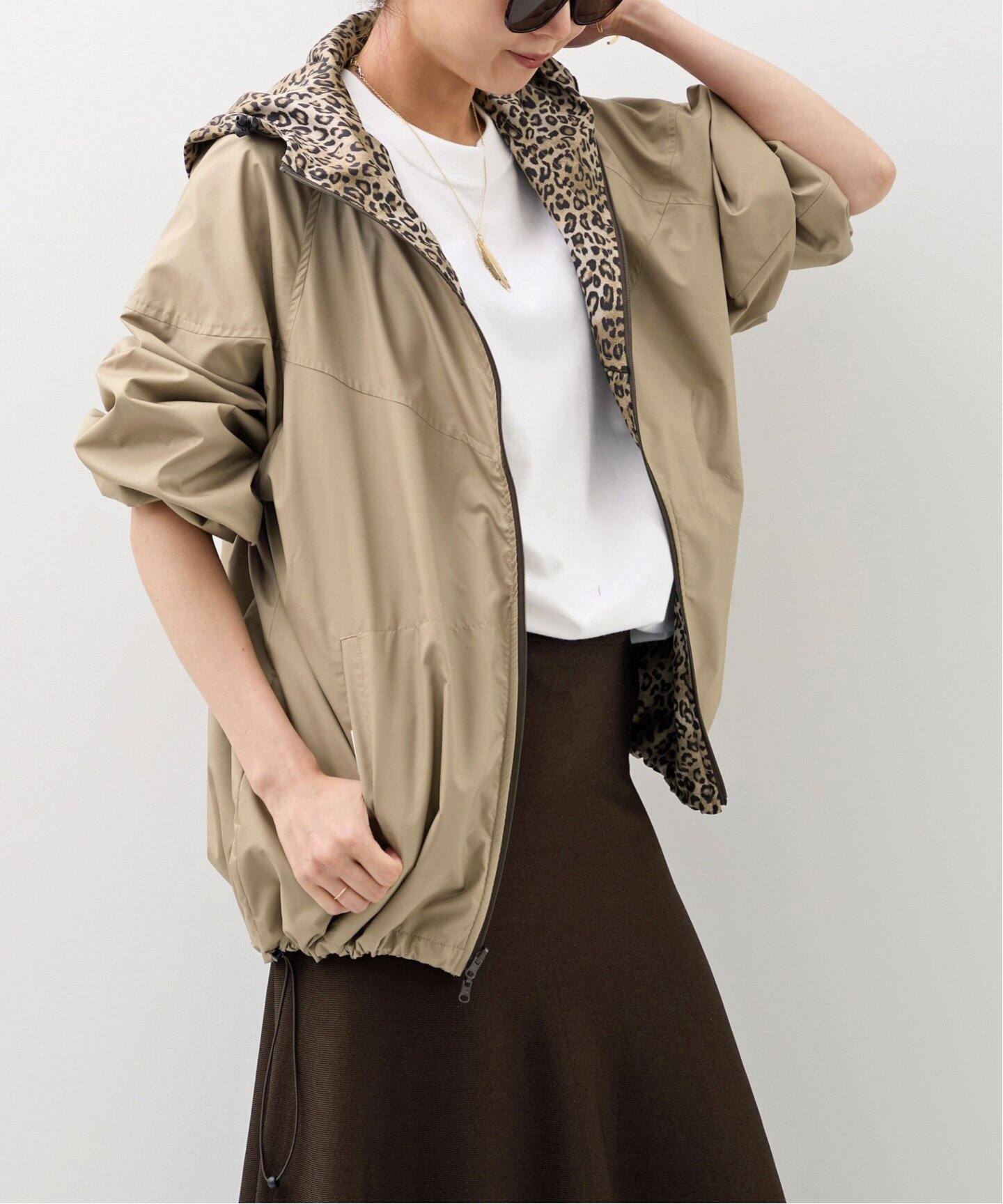 Leopard Print Reversible Blouson（その他ジャケット・スーツ）｜L 