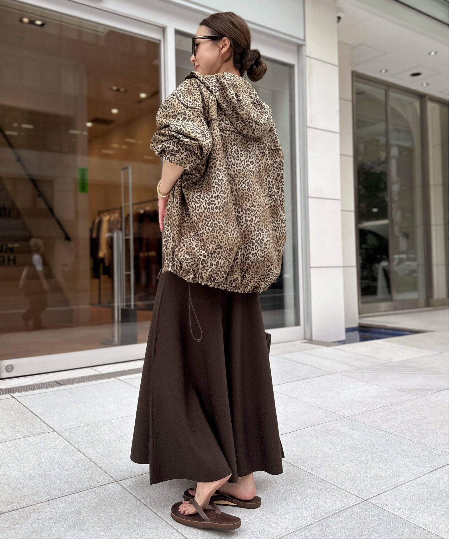 Leopard Print Reversible Blouson（その他ジャケット・スーツ）｜L 