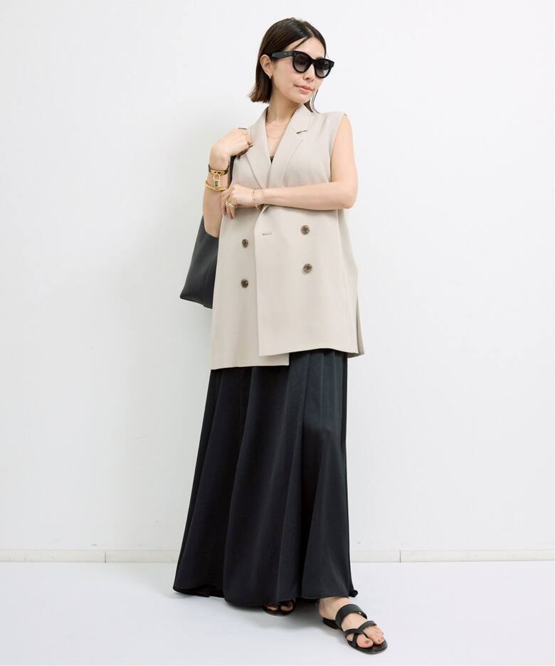 Georgette Vest（ジレ）｜L