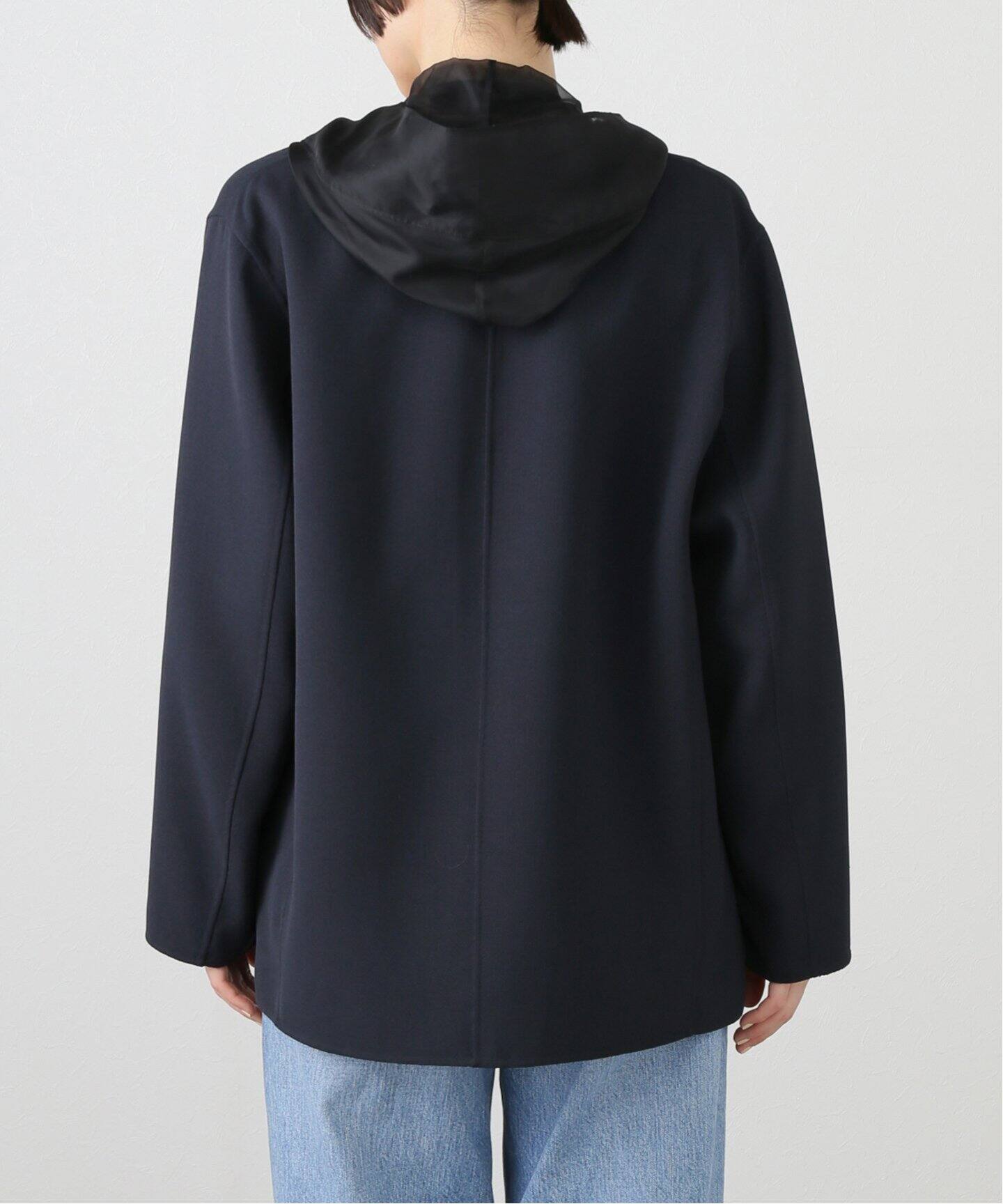 NO COLLAR JACKET with ORGANDY（その他ジャケット・スーツ）｜L