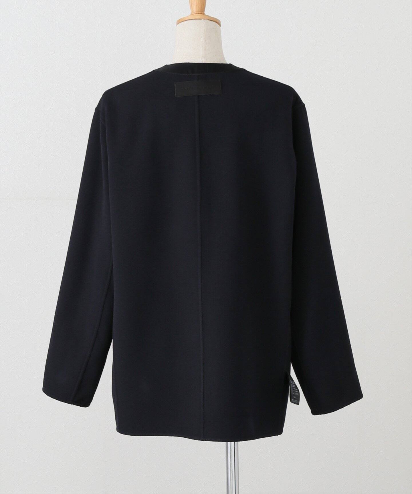 NO COLLAR JACKET with ORGANDY（その他ジャケット・スーツ）｜L