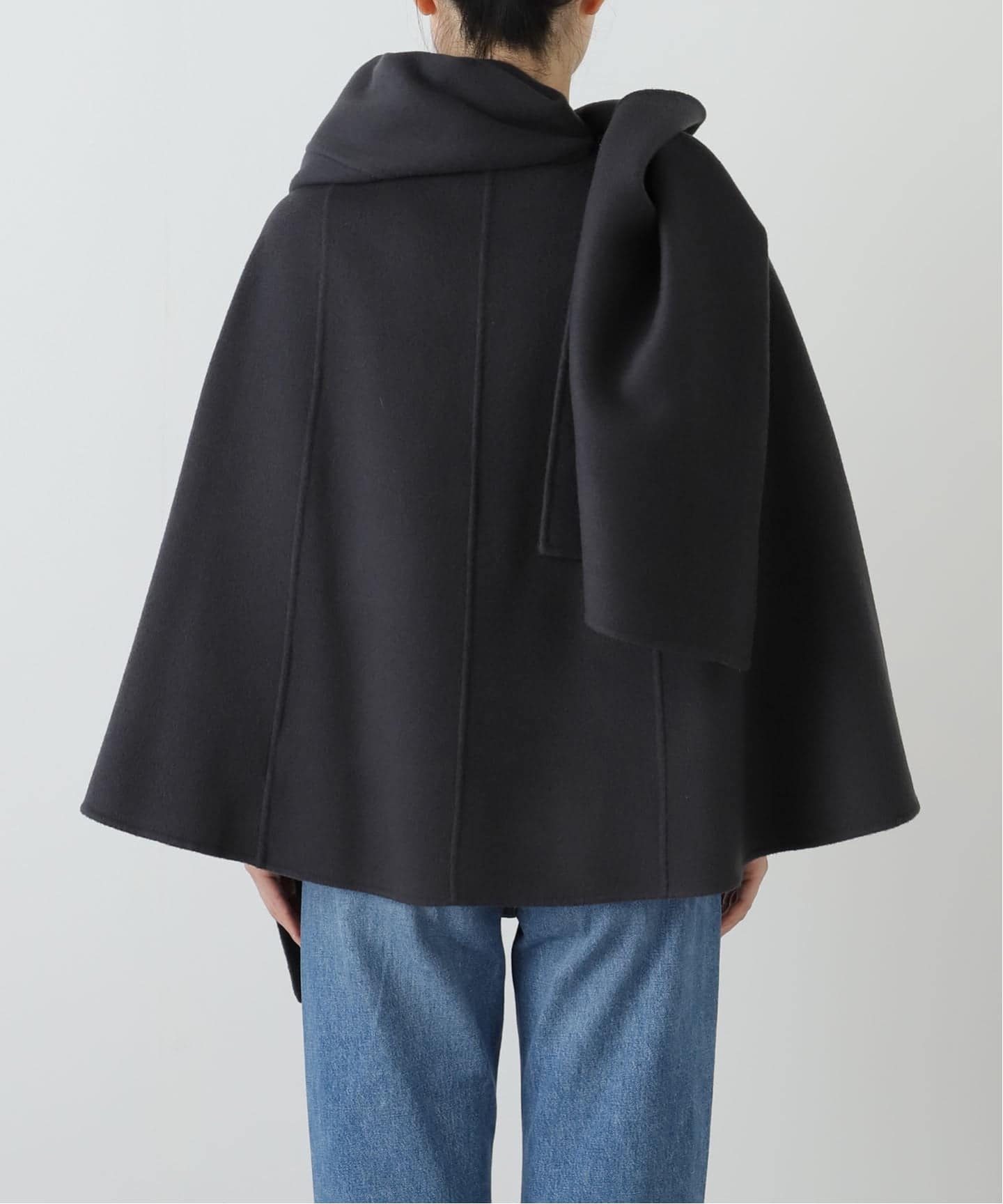 l'appartement アパルトモン　ウールケープコート　ポンチョ　英国 Fluffy Wrap Poncho（ポンチョ・マント）｜L'Appartement