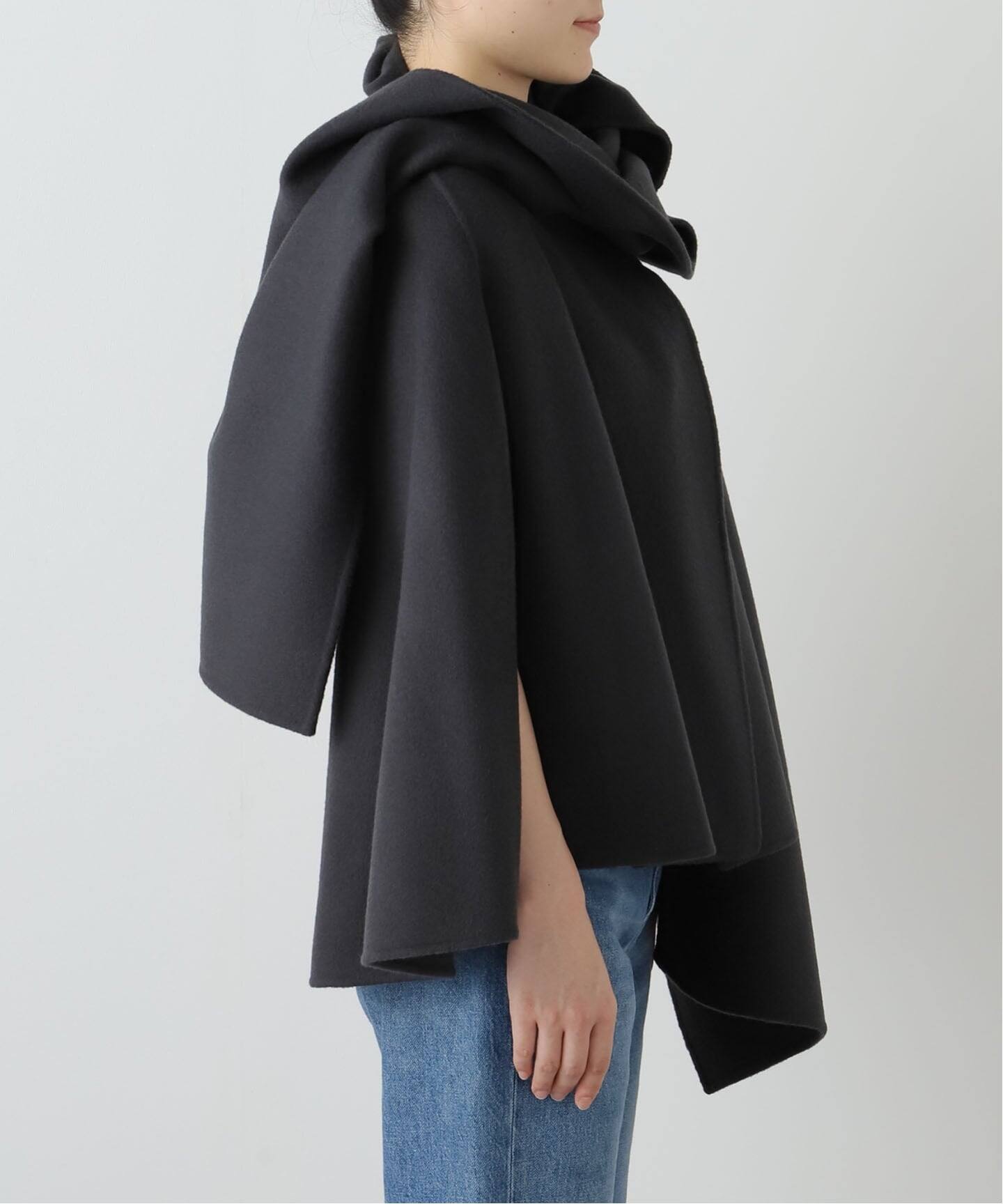 Fluffy Wrap Poncho（ポンチョ・マント）｜L'Appartement