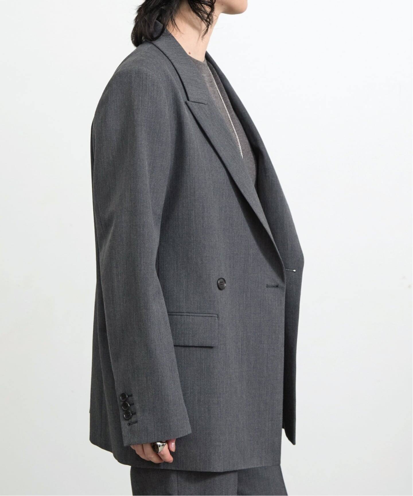 DOUBLE BREASTED JACKET（テーラードジャケット）｜L