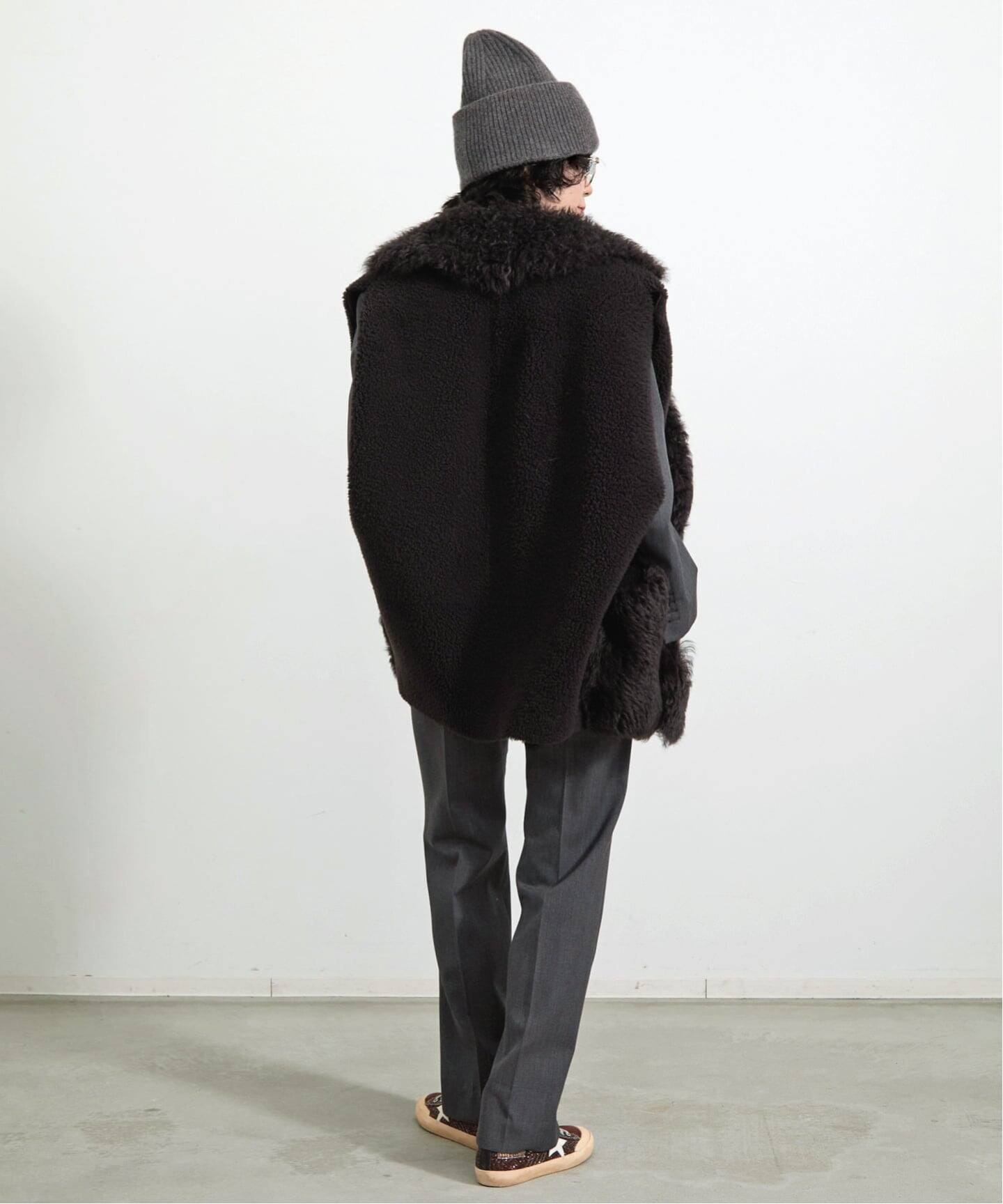 最終価格　黒のテーラードジャケット　アパルトモン 予約》DOUBLE BREASTED JACKET（テーラードジャケット）｜L