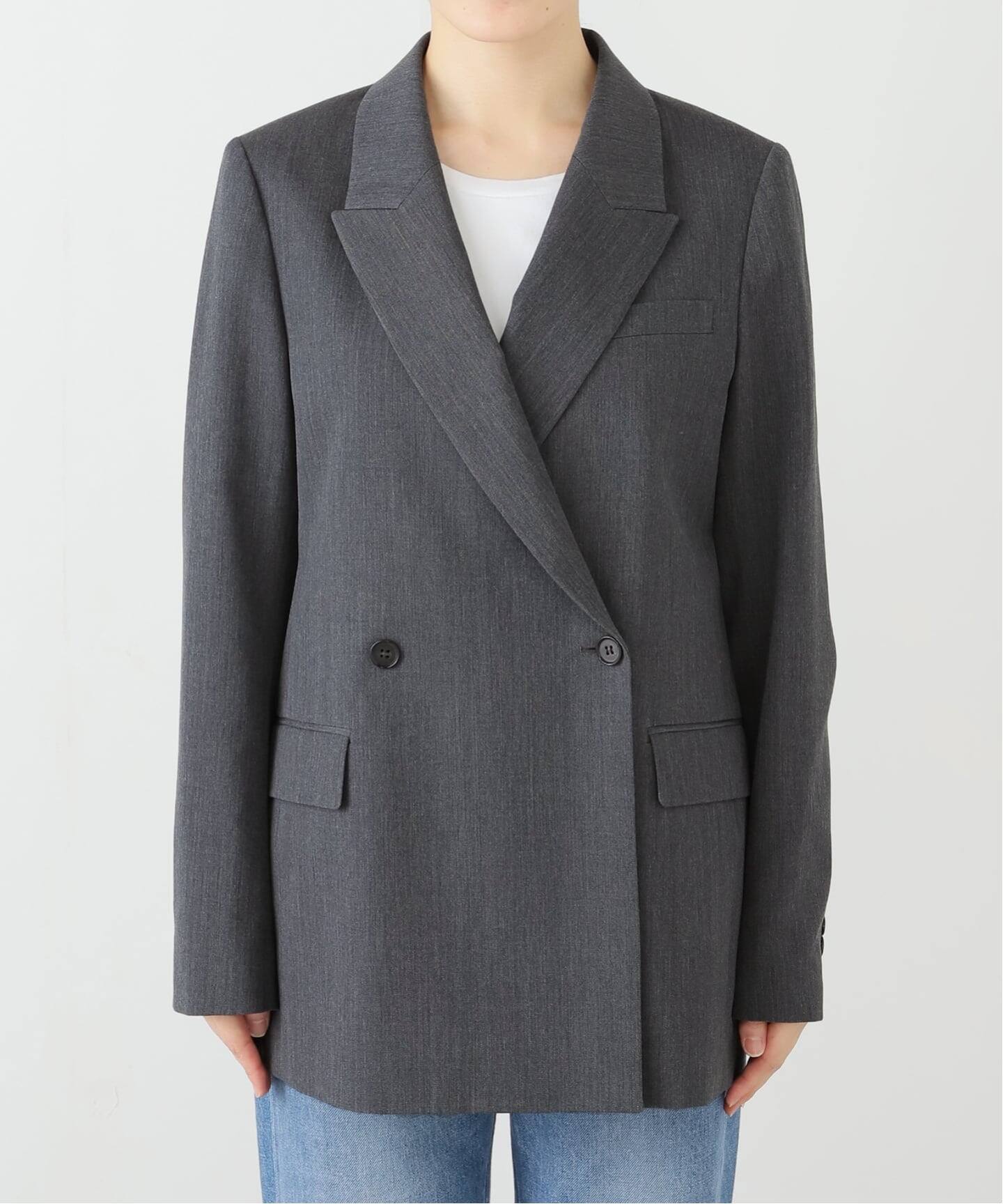 予約》DOUBLE BREASTED JACKET（テーラードジャケット）｜L