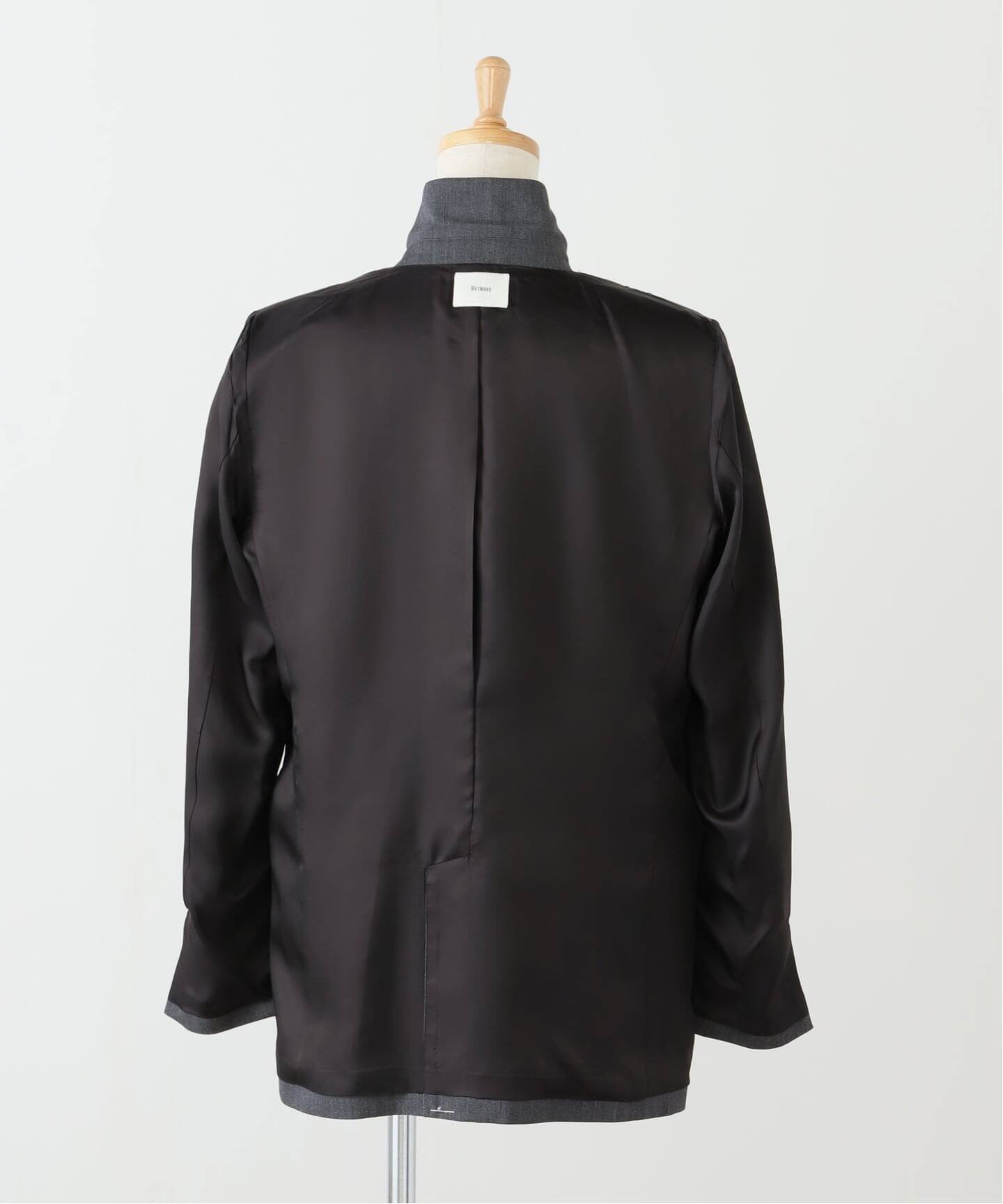 最終価格　黒のテーラードジャケット　アパルトモン 予約》DOUBLE BREASTED JACKET（テーラードジャケット）｜L
