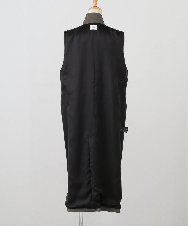 FINE WOOL LONG VEST（ジレ）｜L